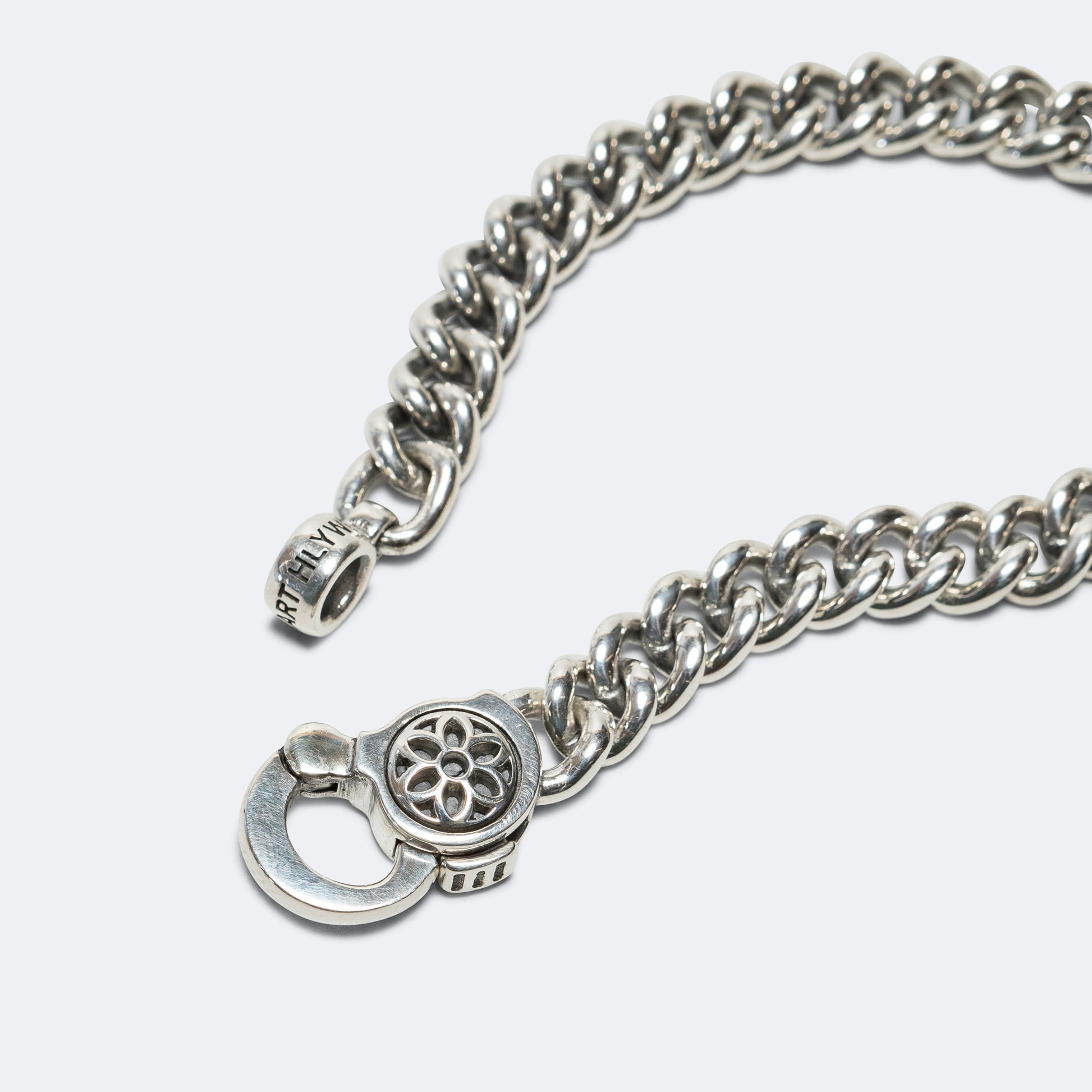 Curb Chain Bracelet - A - 925 Silver