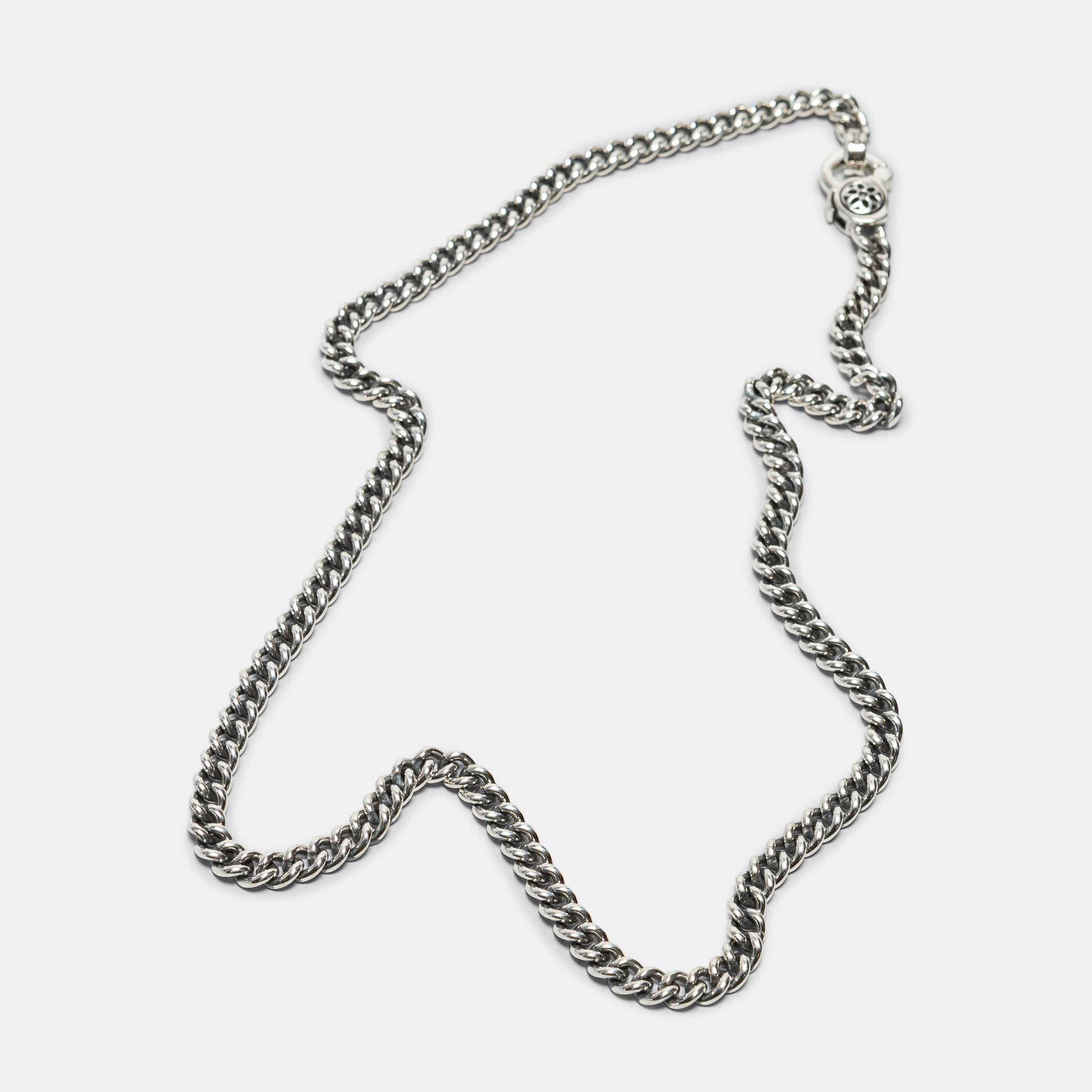 Curb Chain Necklace - AA - 925 Silver