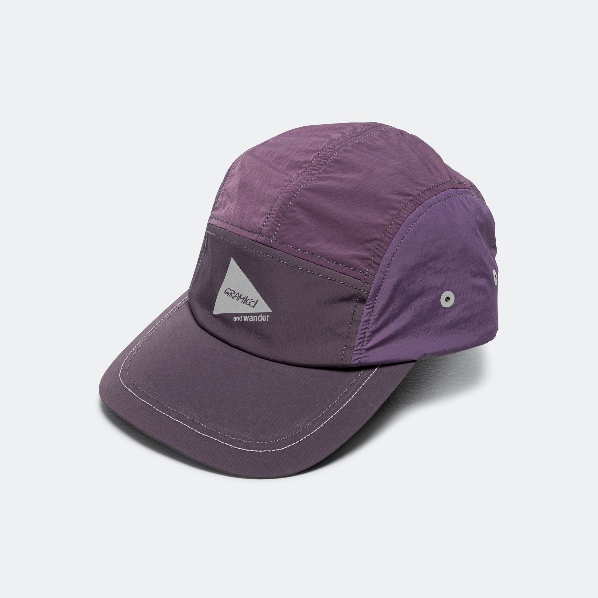 Patchwork Wind Cap × and wander - Purple