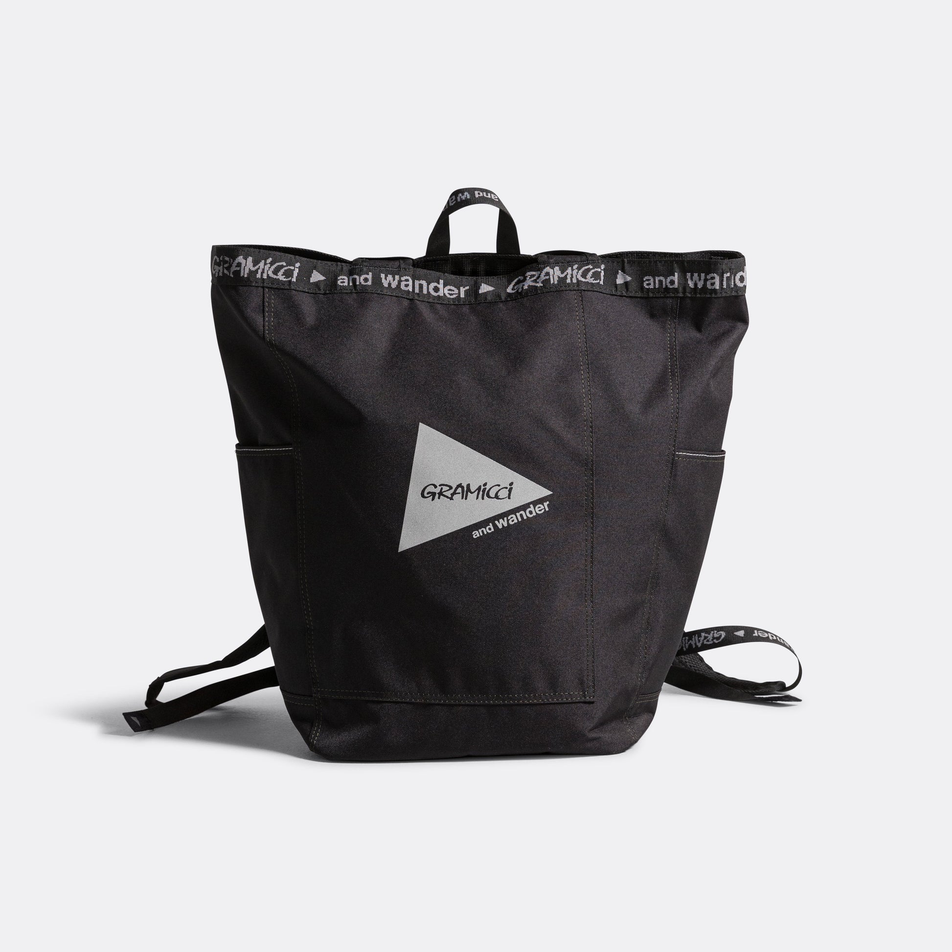 Patchwork 2WAY Pack × and wander - Black