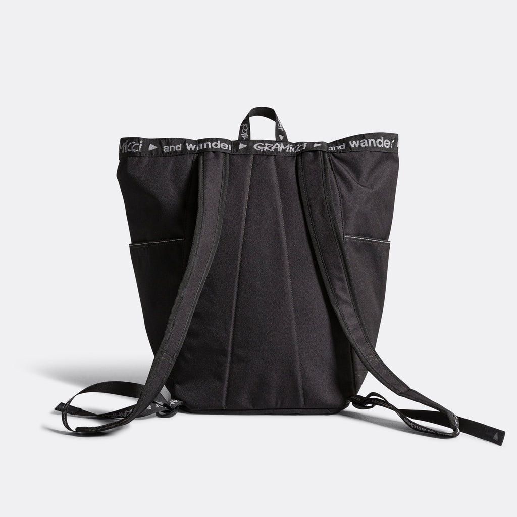 Patchwork 2WAY Pack × and wander - Black