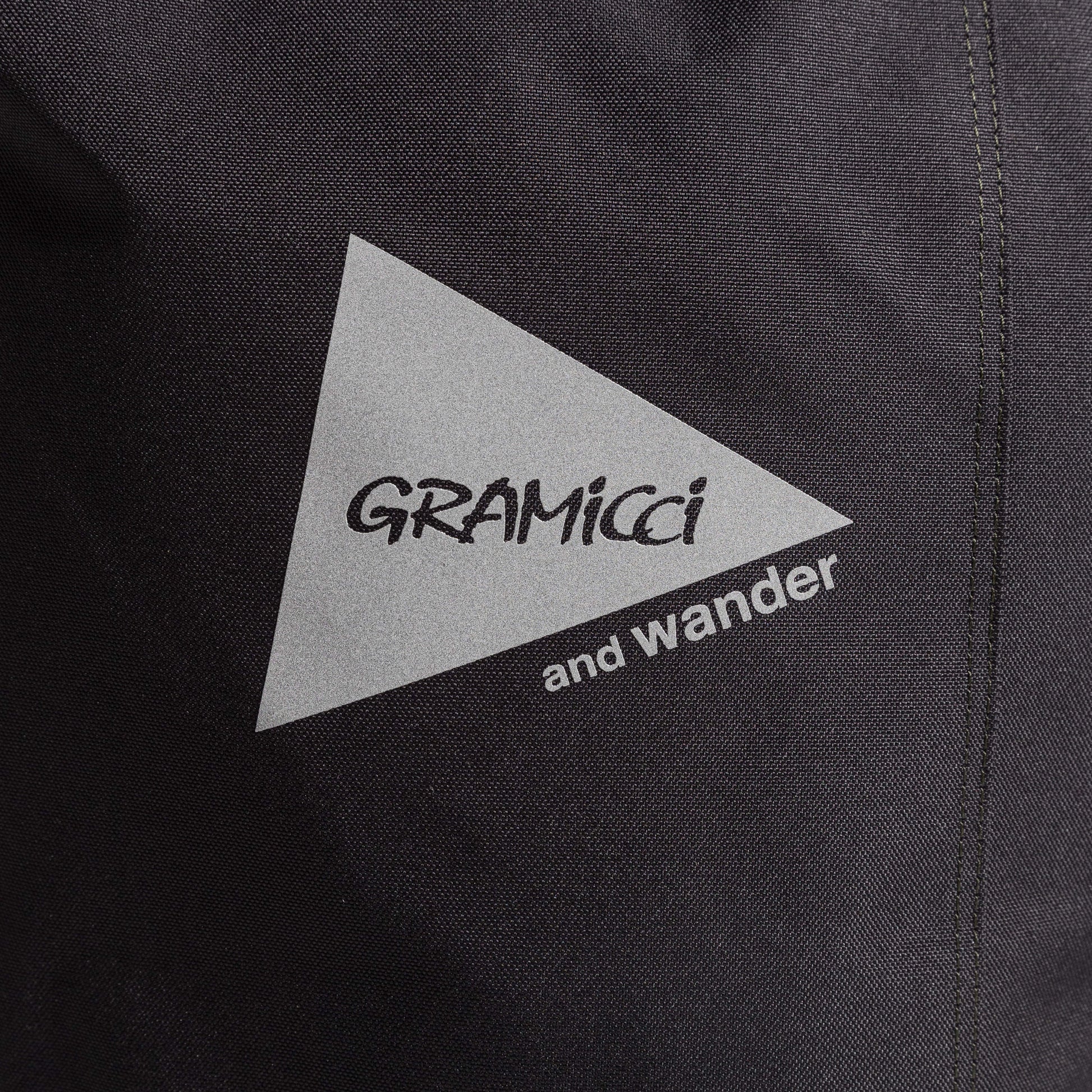 Patchwork 2WAY Pack × and wander - Black