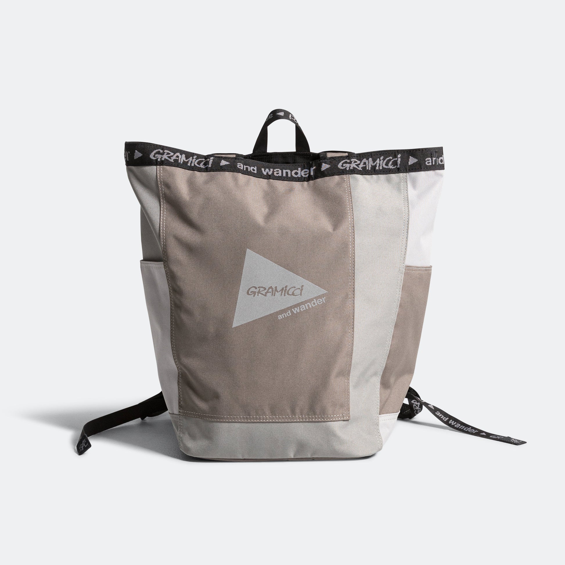 Patchwork 2WAY Pack  × and wander - Beige