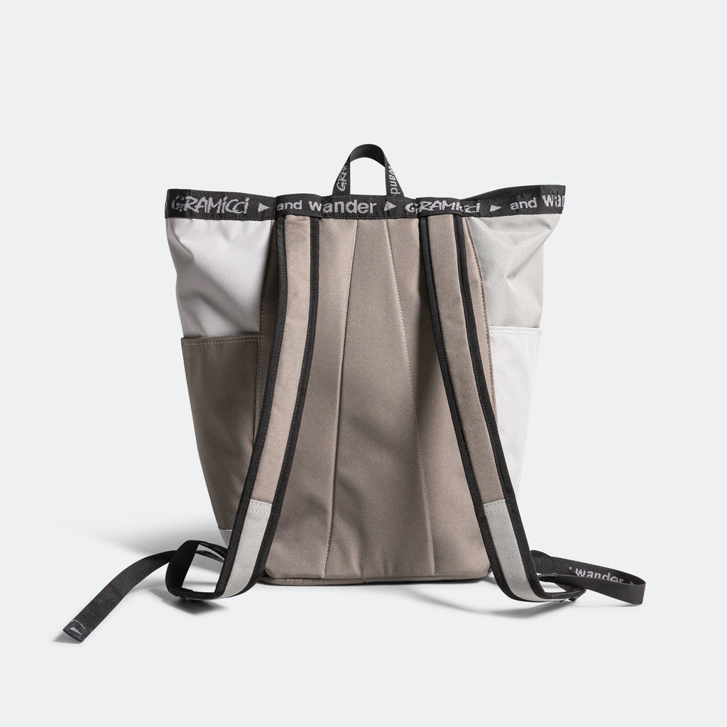 Patchwork 2WAY Pack  × and wander - Beige