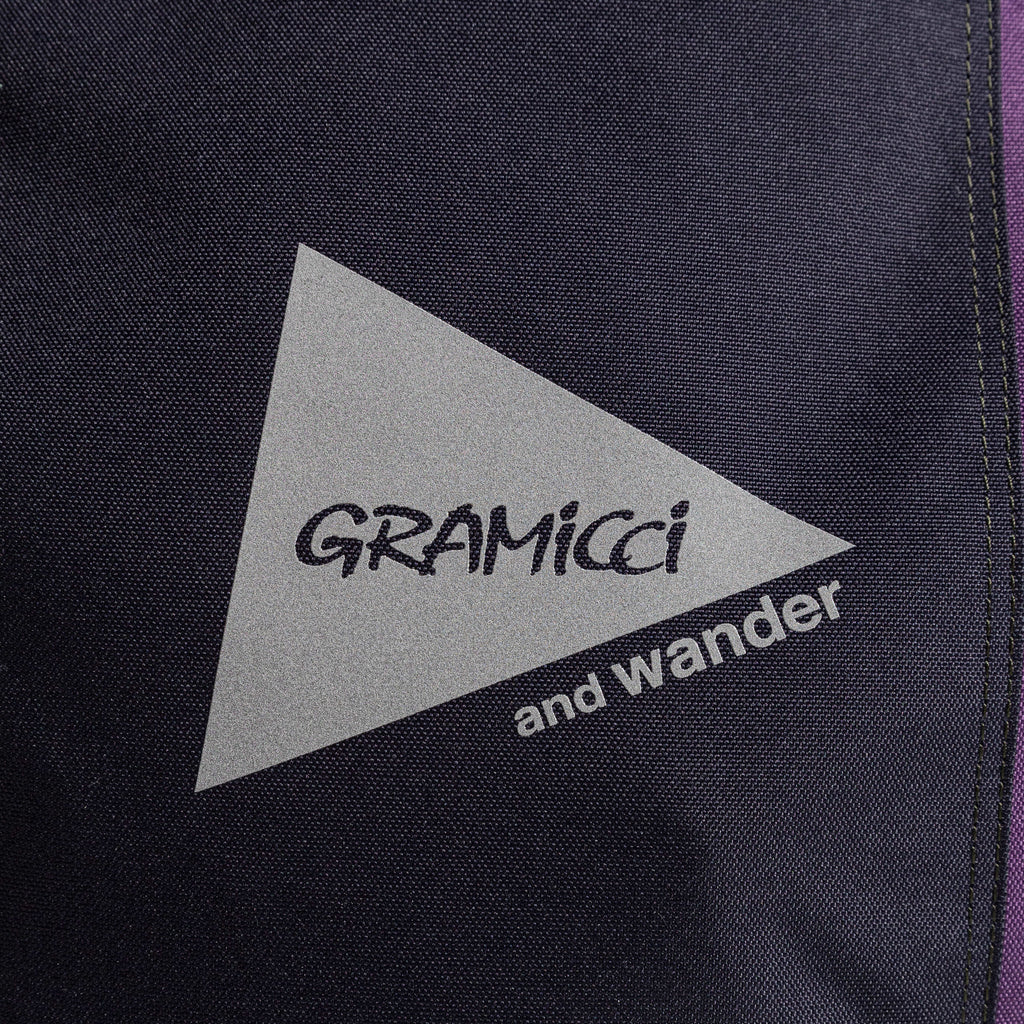 Patchwork 2WAY Pack × and wander - Purple