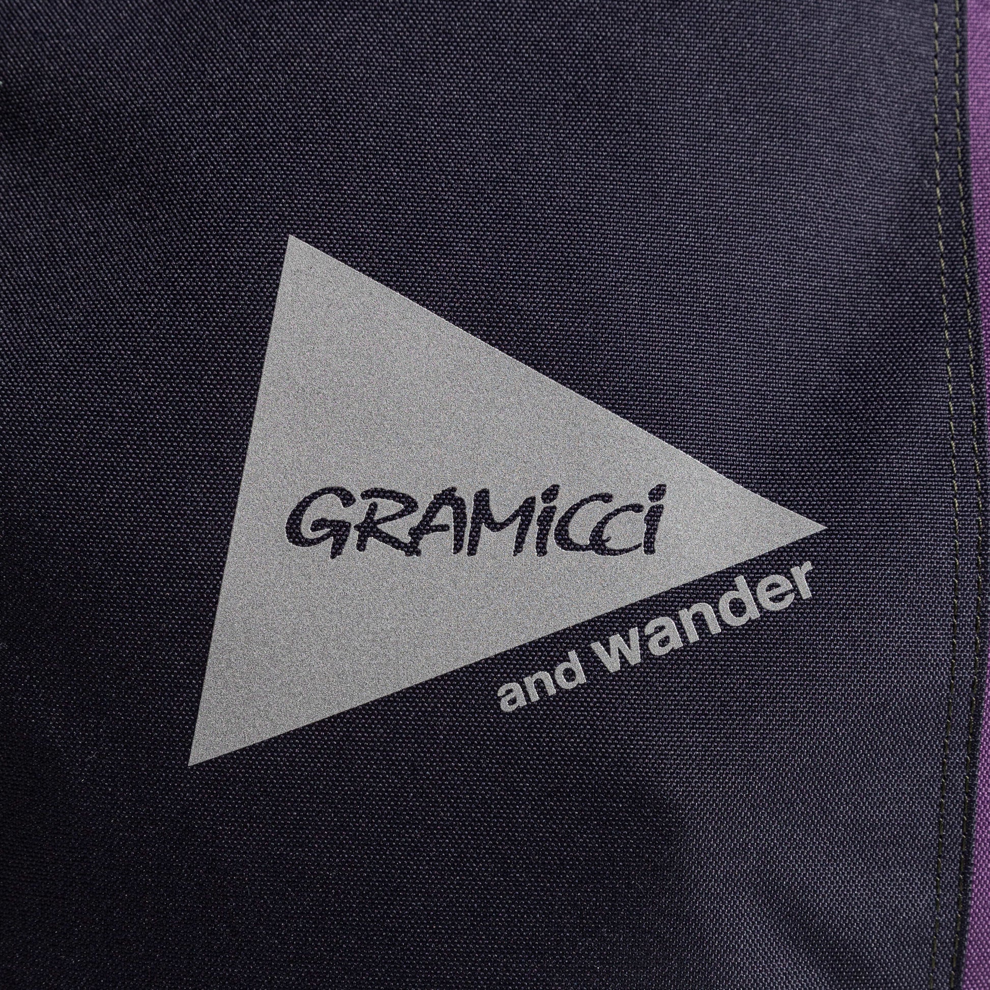 Patchwork 2WAY Pack × and wander - Purple