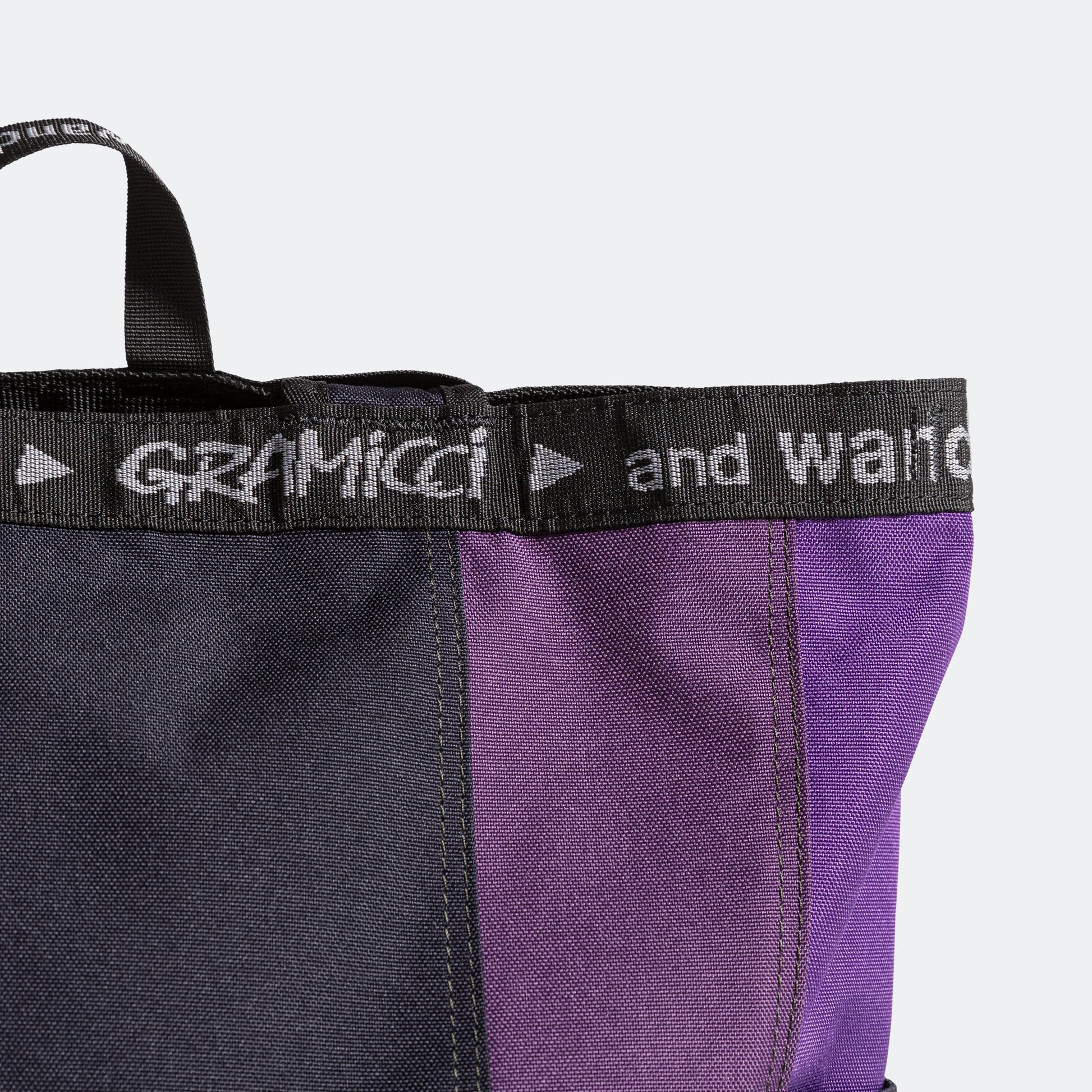 Patchwork 2WAY Pack × and wander - Purple