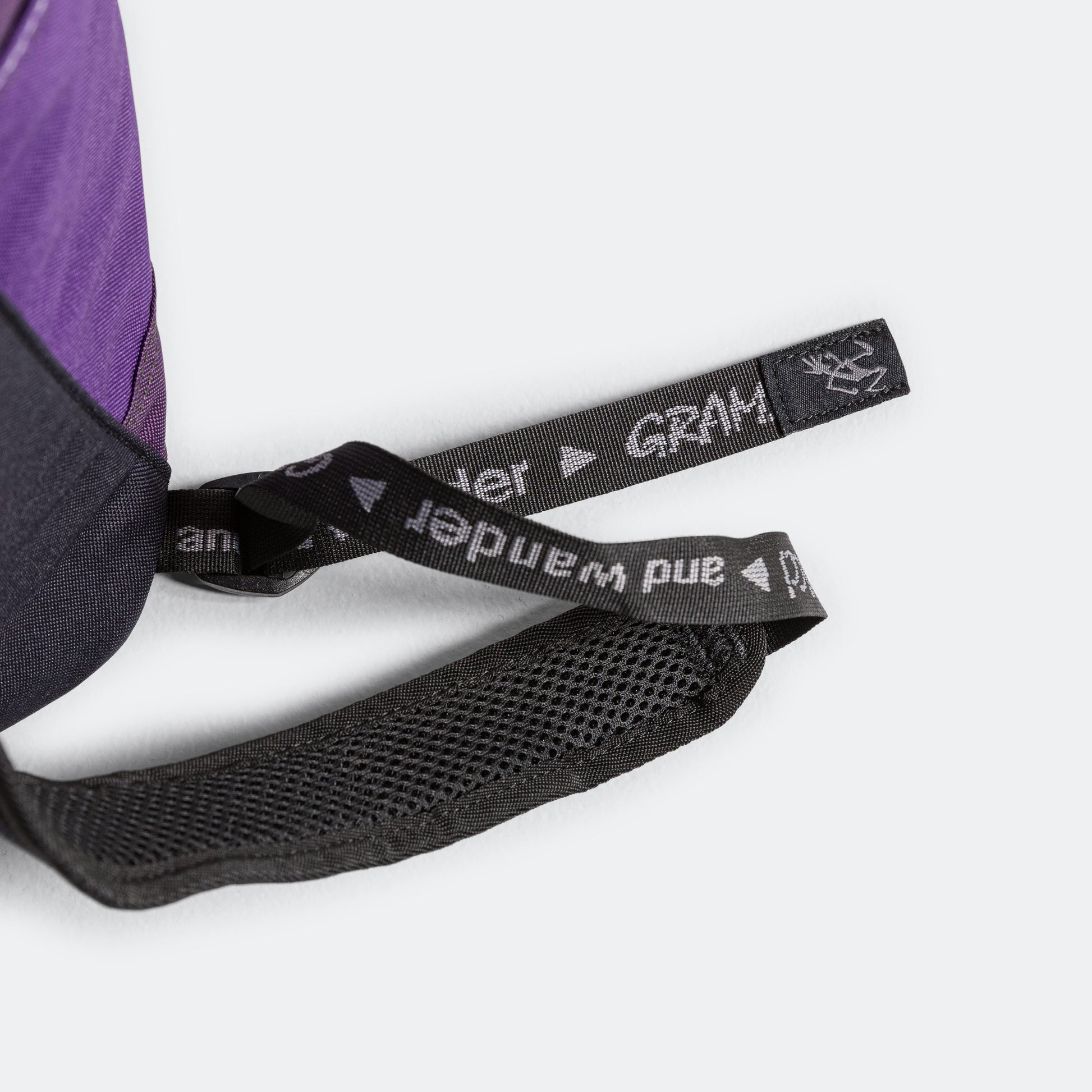 Patchwork 2WAY Pack × and wander - Purple