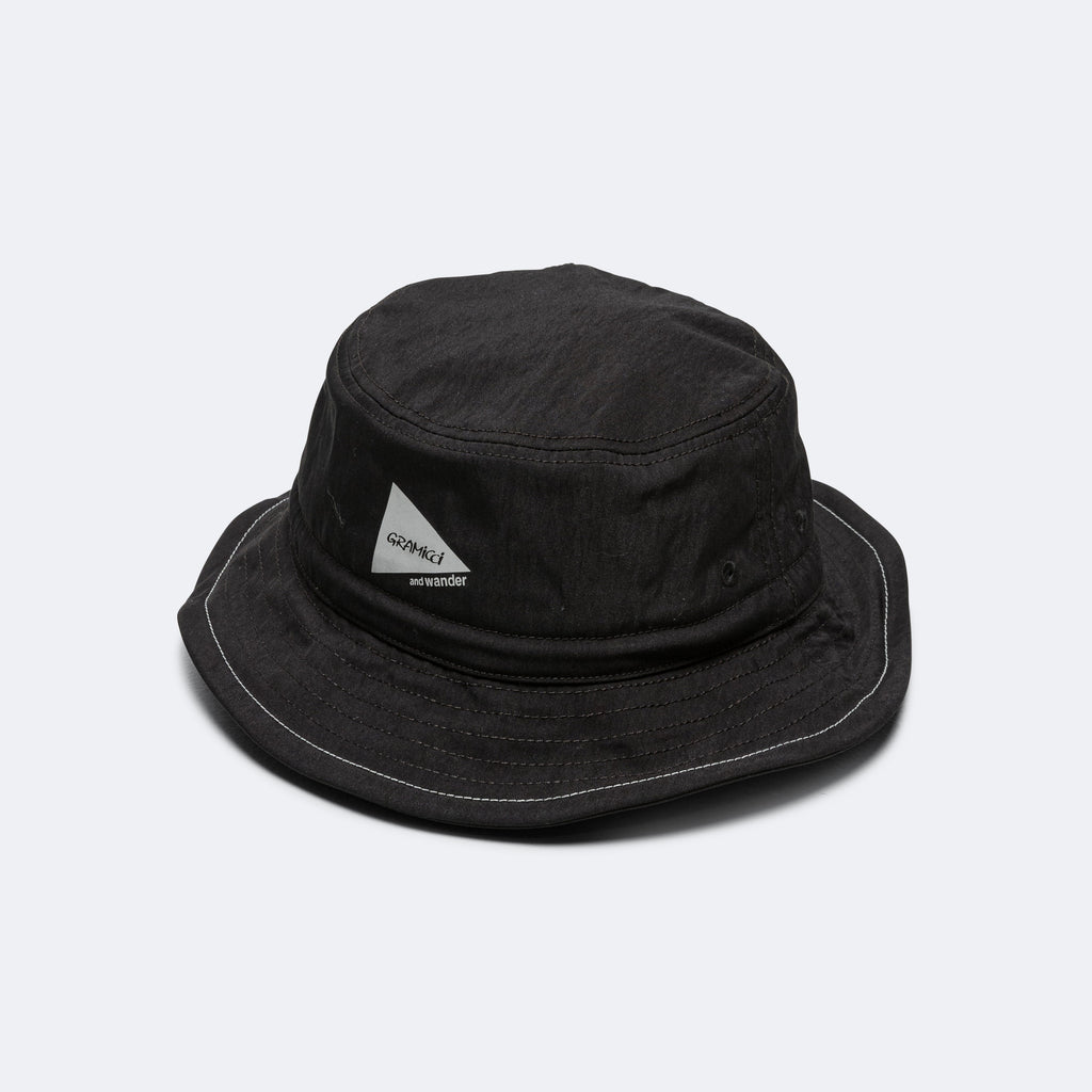 Nyco Hat × and wander - Black