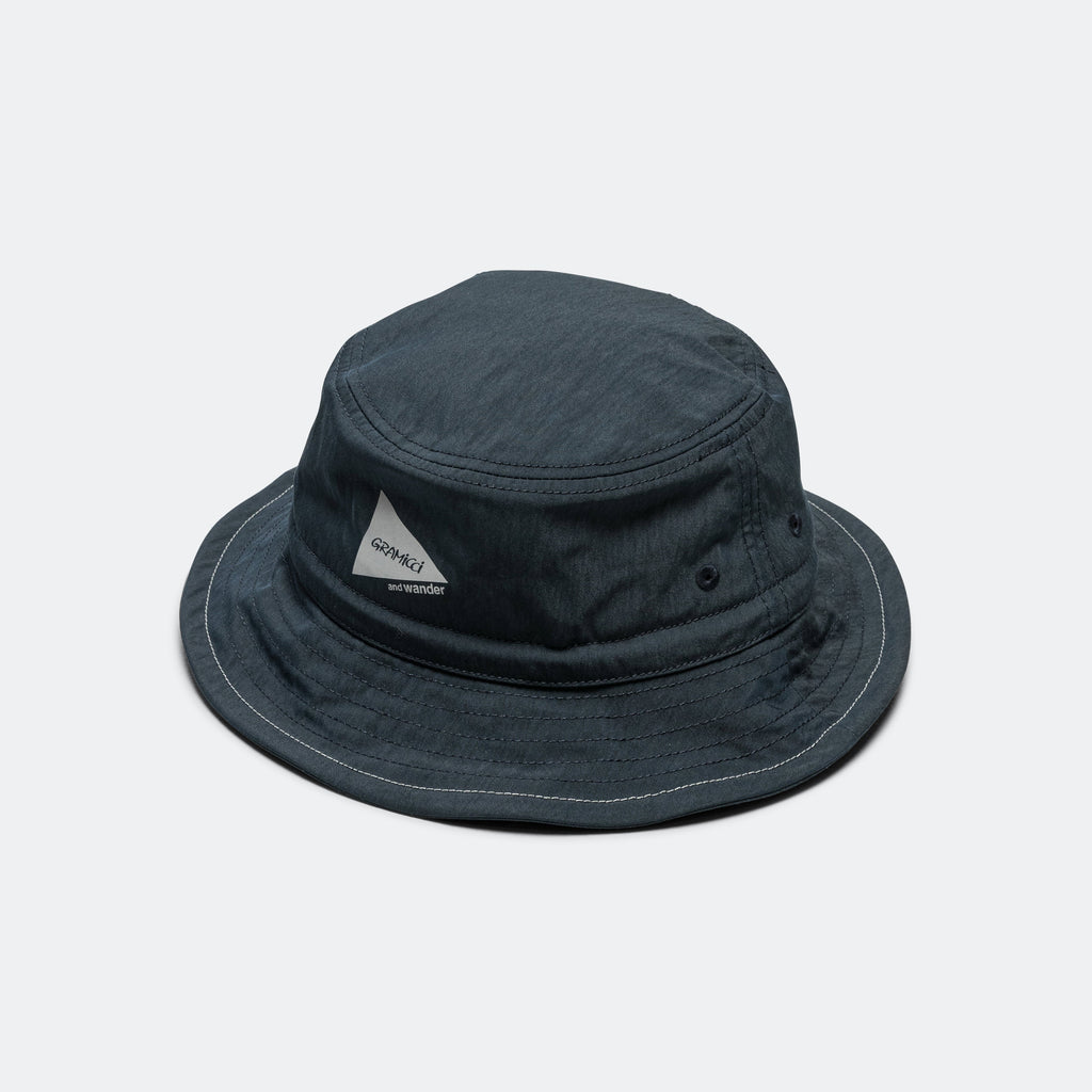Nyco Hat × and wander - Navy