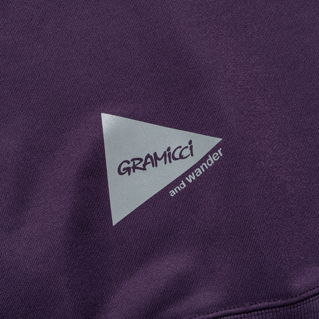 Pocket Sweatshirt × and wander - Purple