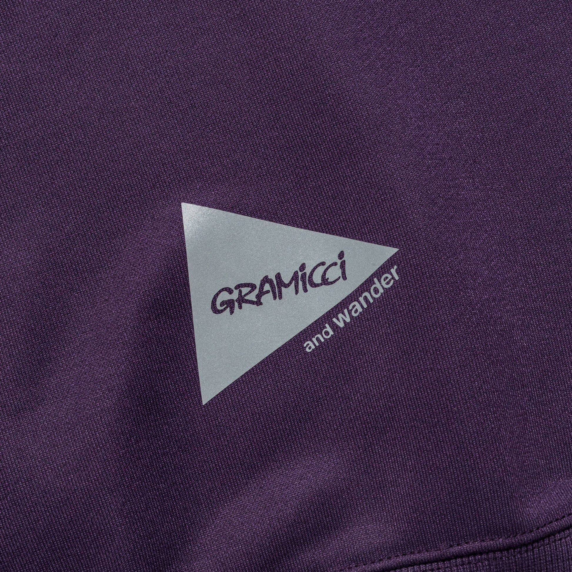Pocket Sweatshirt × and wander - Purple