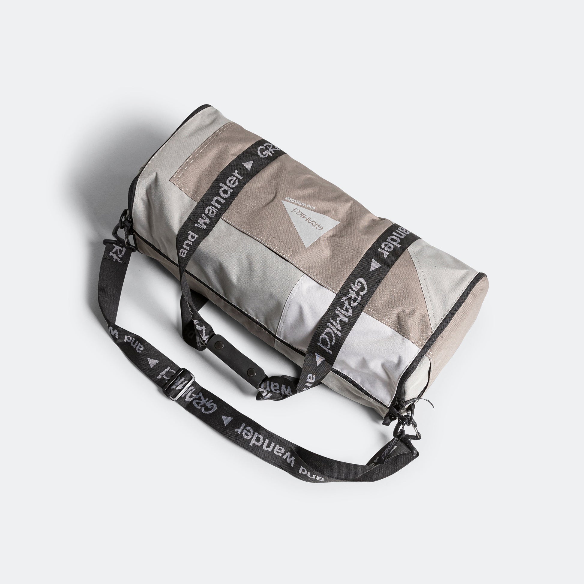 Patchwork Boston Bag × and wander - Beige