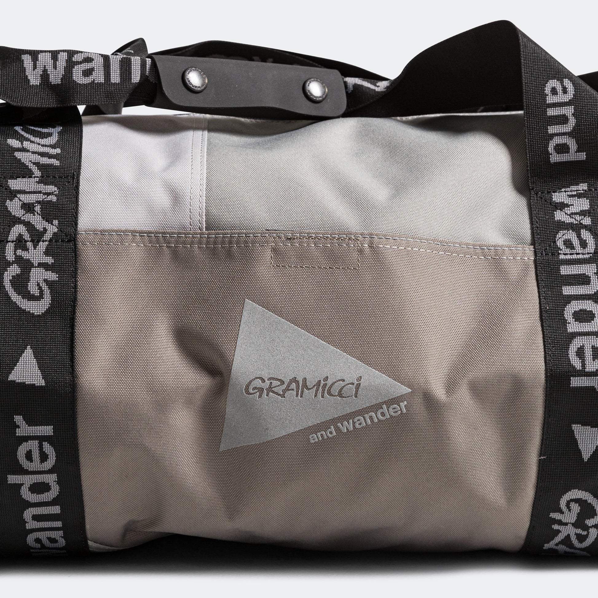 Patchwork Boston Bag × and wander - Beige