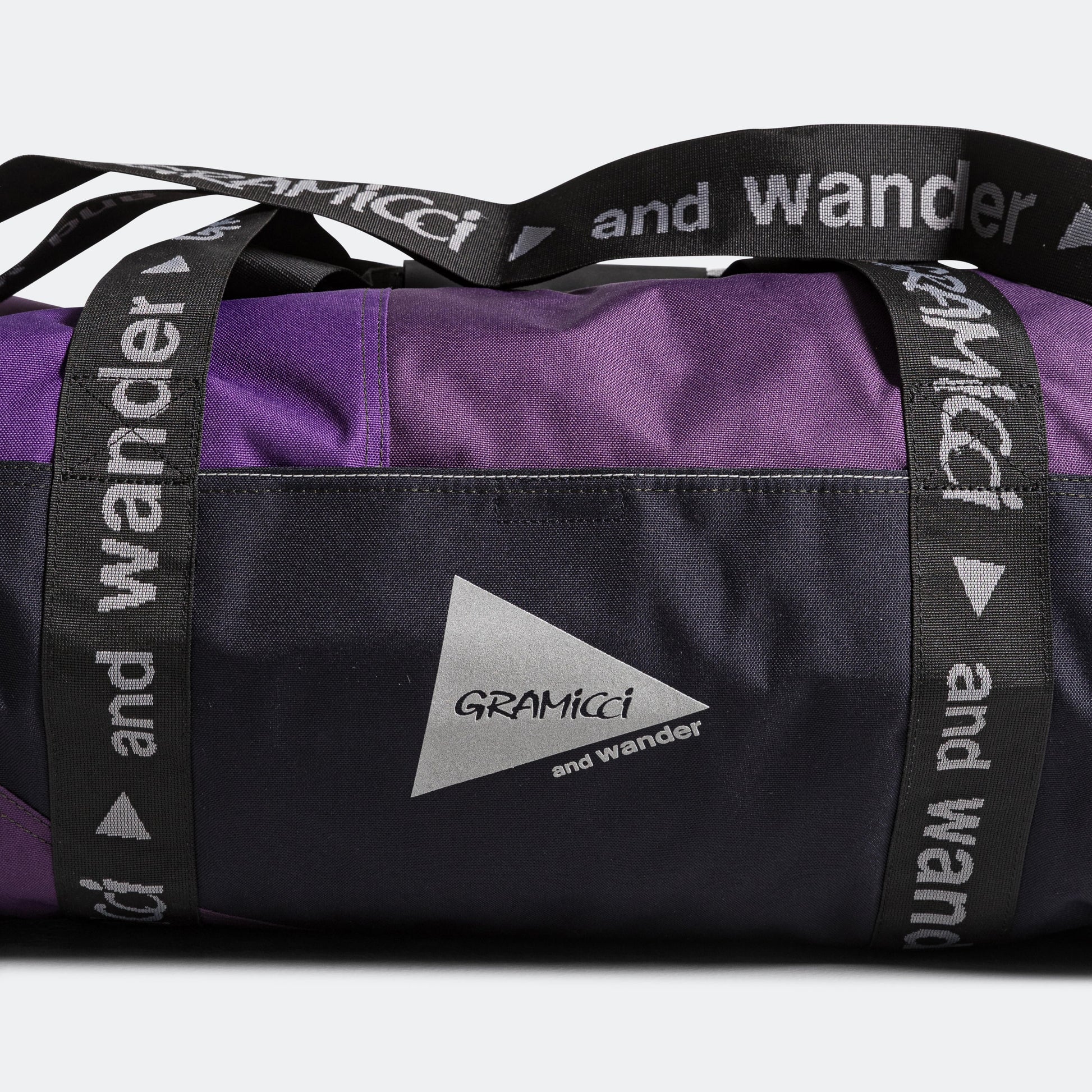 Patchwork Boston Bag × and wander - Purple