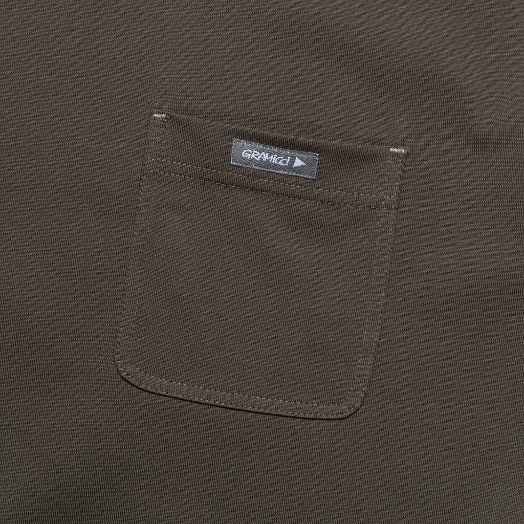 Backprint Tee × and wander - Green