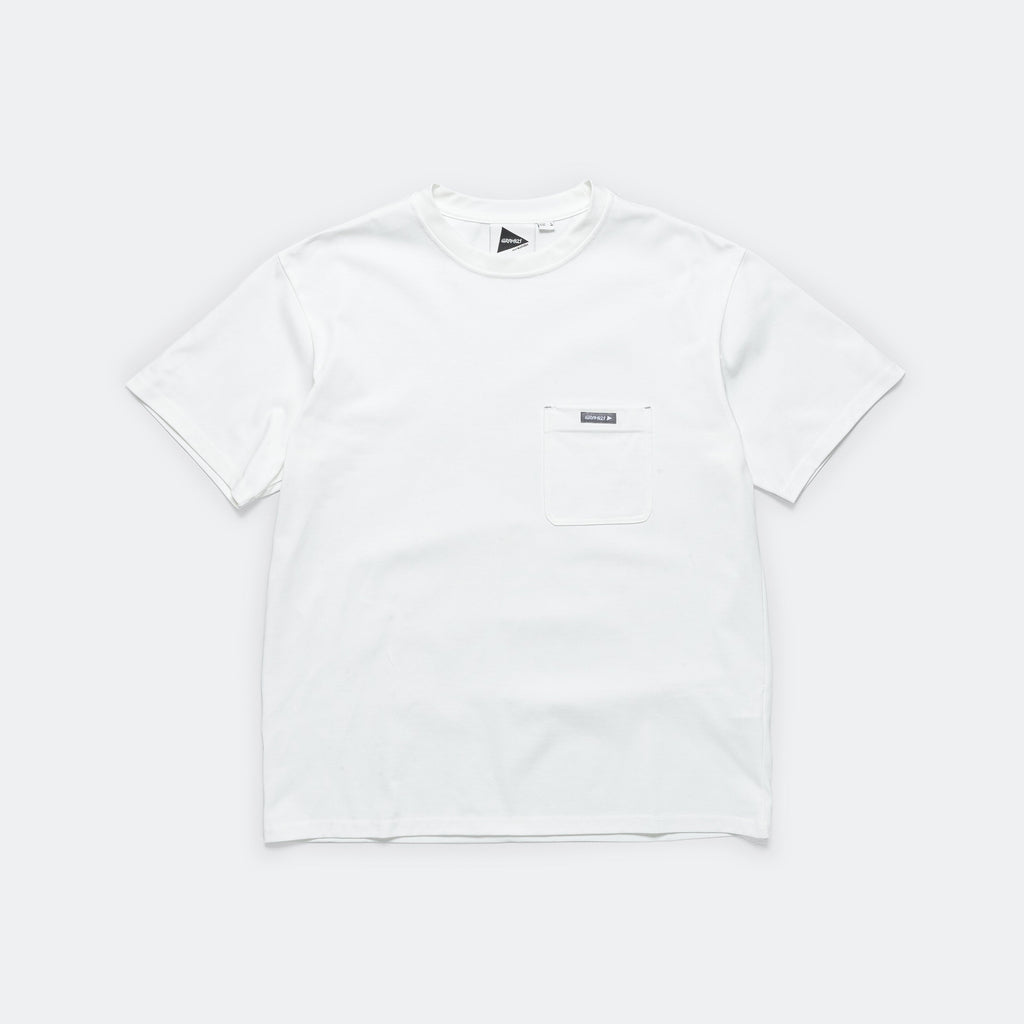 Backprint Tee × and wander - White