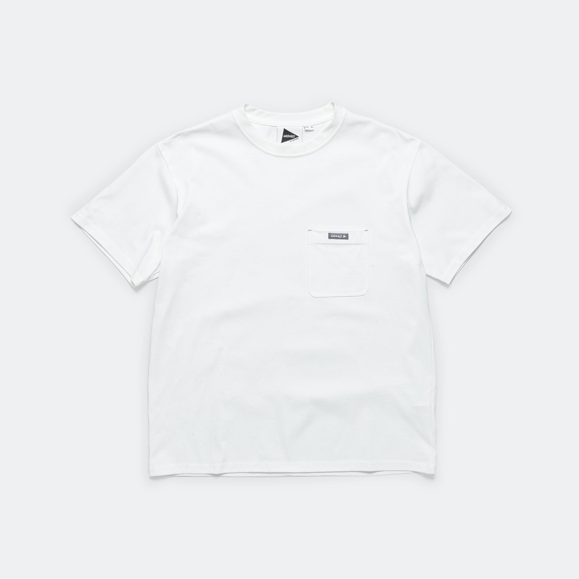 Backprint Tee × and wander - White