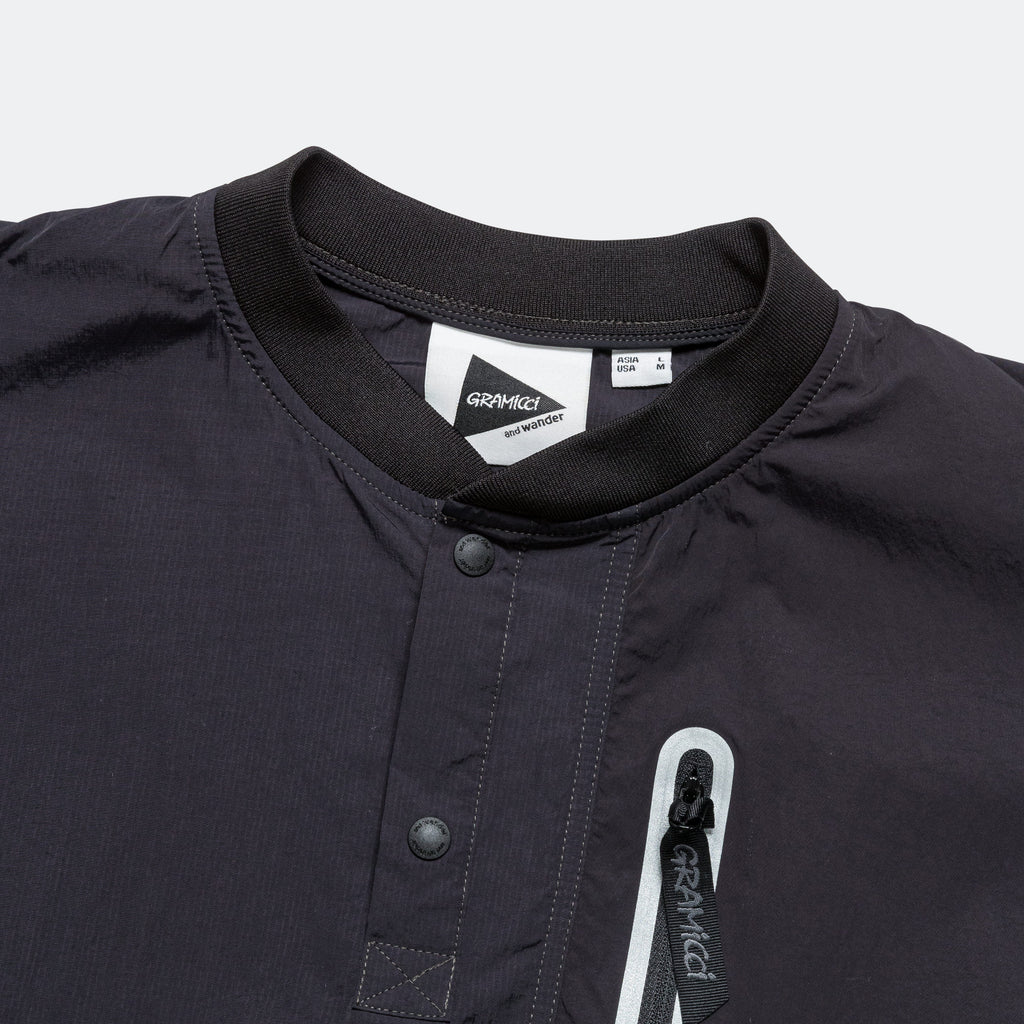 Patchwork Wind Tee × and wander - Black