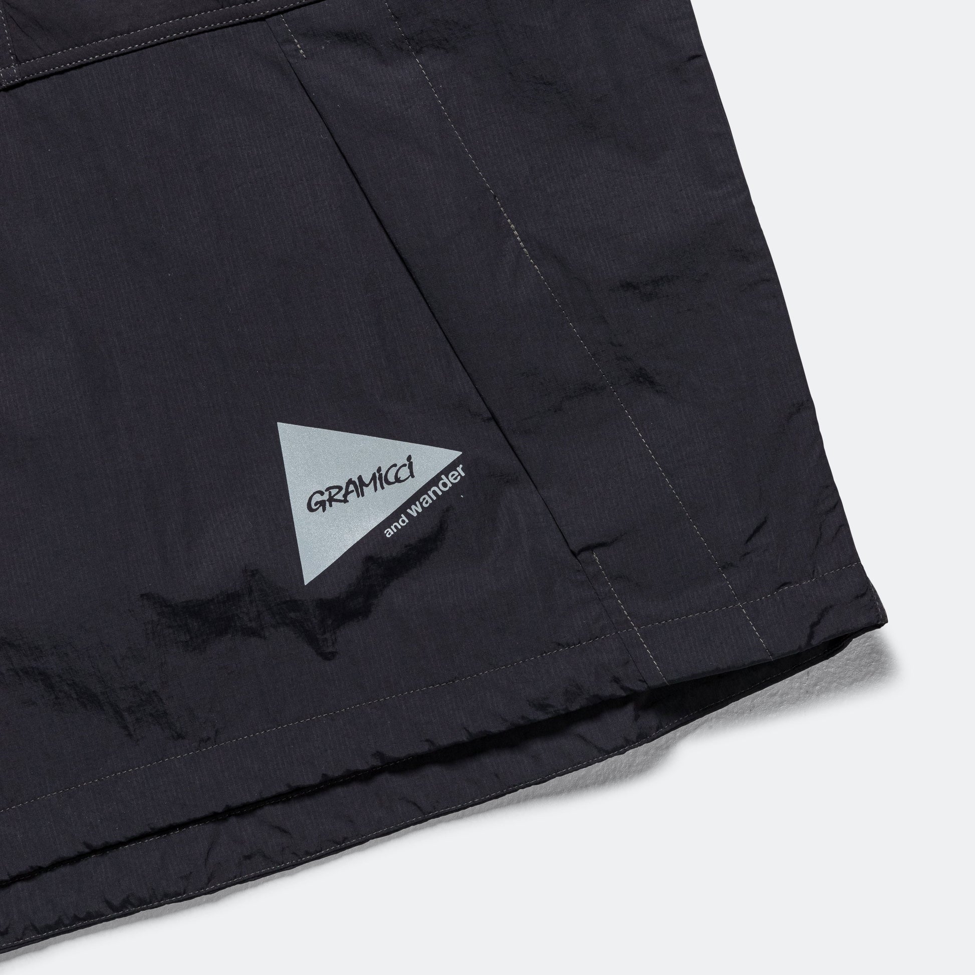 Patchwork Wind Tee × and wander - Black