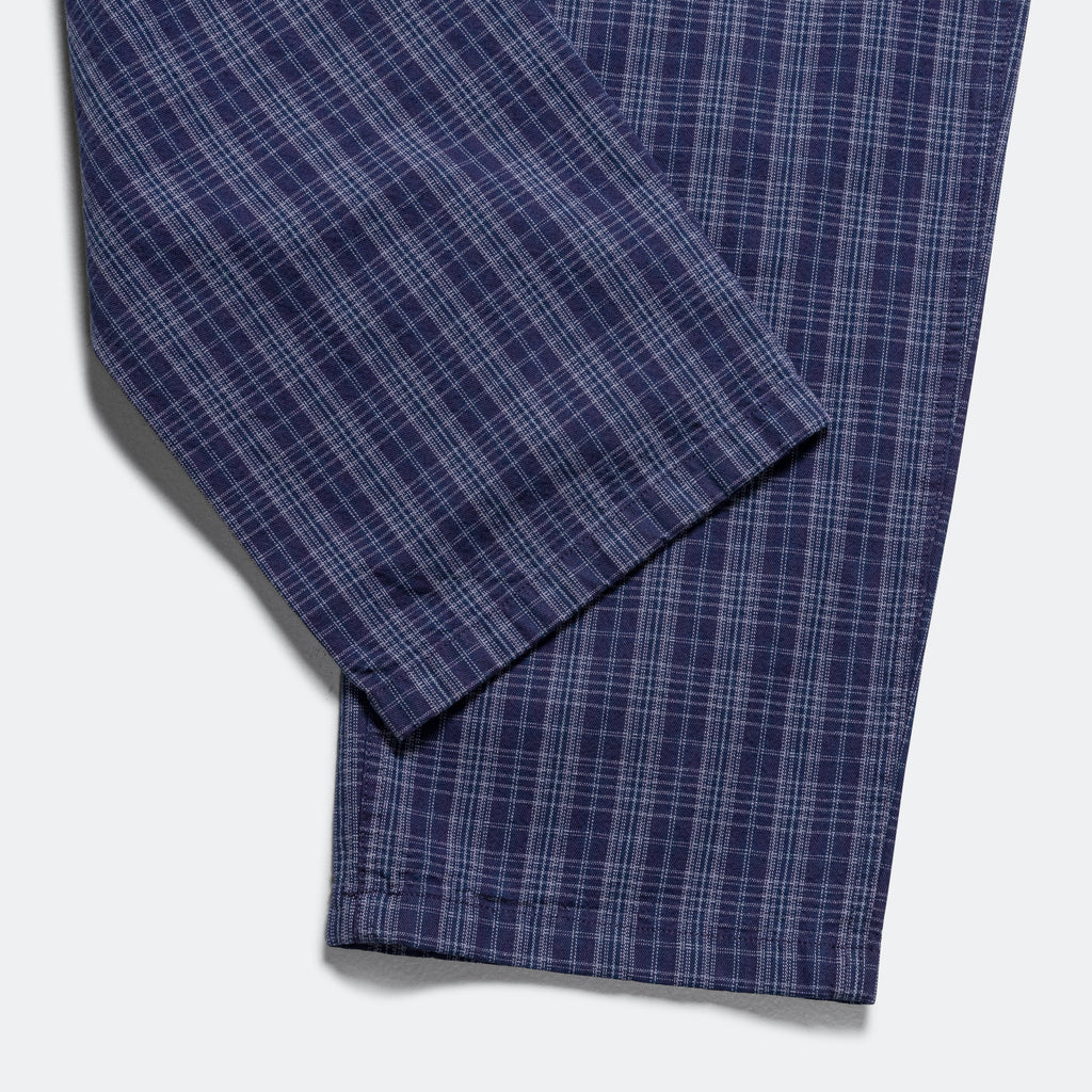 O.G. Yarn Dye Dobby Plaid Jam Pant - Deep Twilight