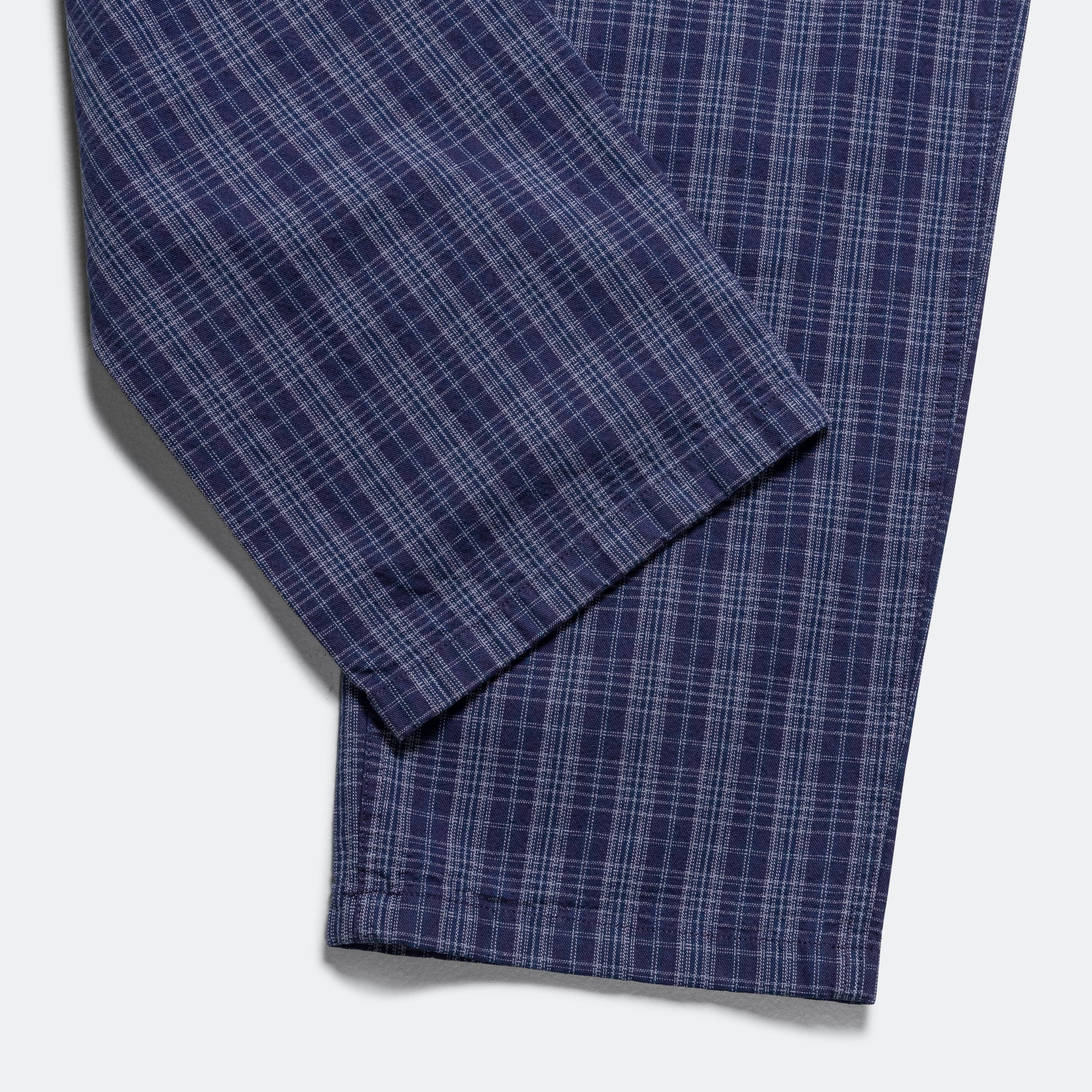 O.G. Yarn Dye Dobby Plaid Jam Pant - Deep Twilight