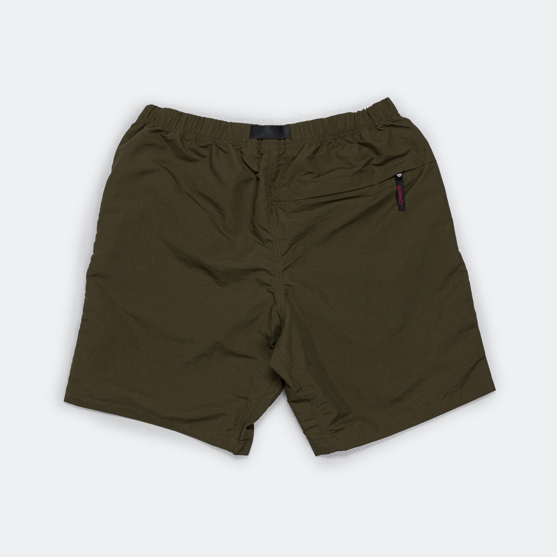 Nylon Tussah Packable Short - Deep Olive