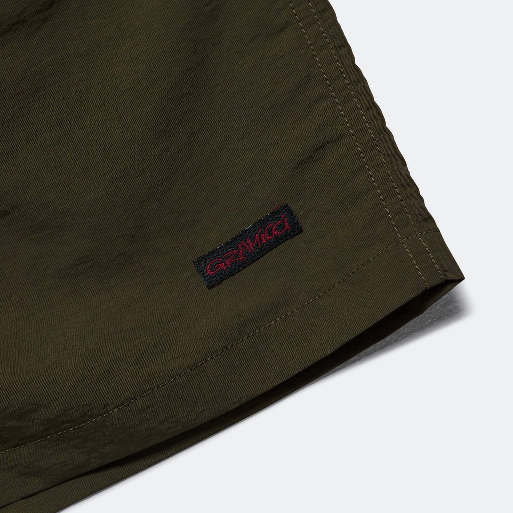 Nylon Tussah Packable Short - Deep Olive