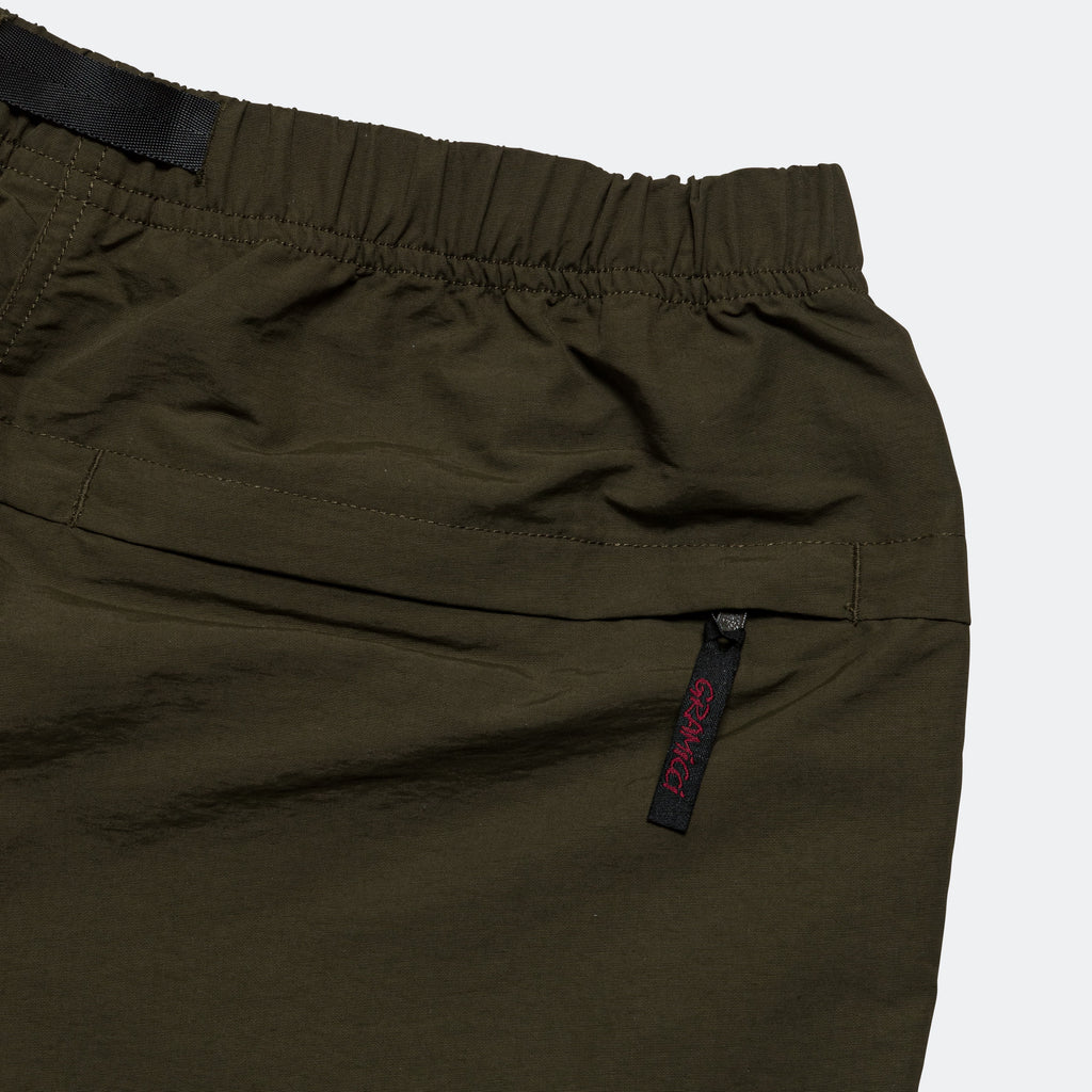 Nylon Tussah Packable Short - Deep Olive