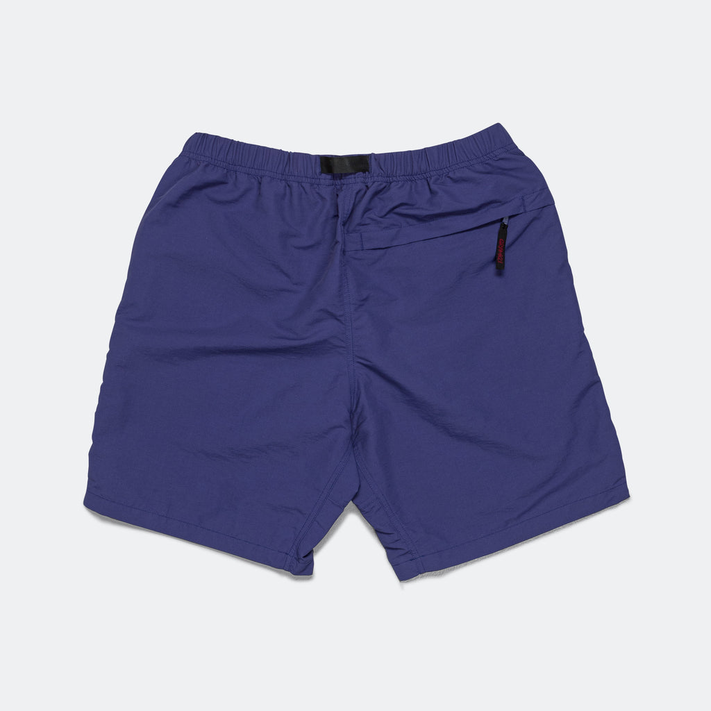 Nylon Tussah Packable Short - Night Purple