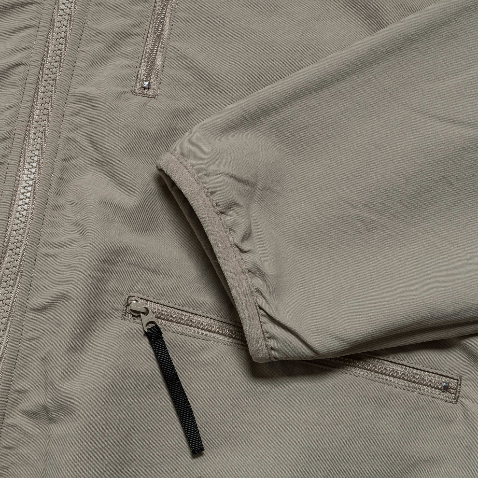 Reversible Fleece Cardigan - Taupe
