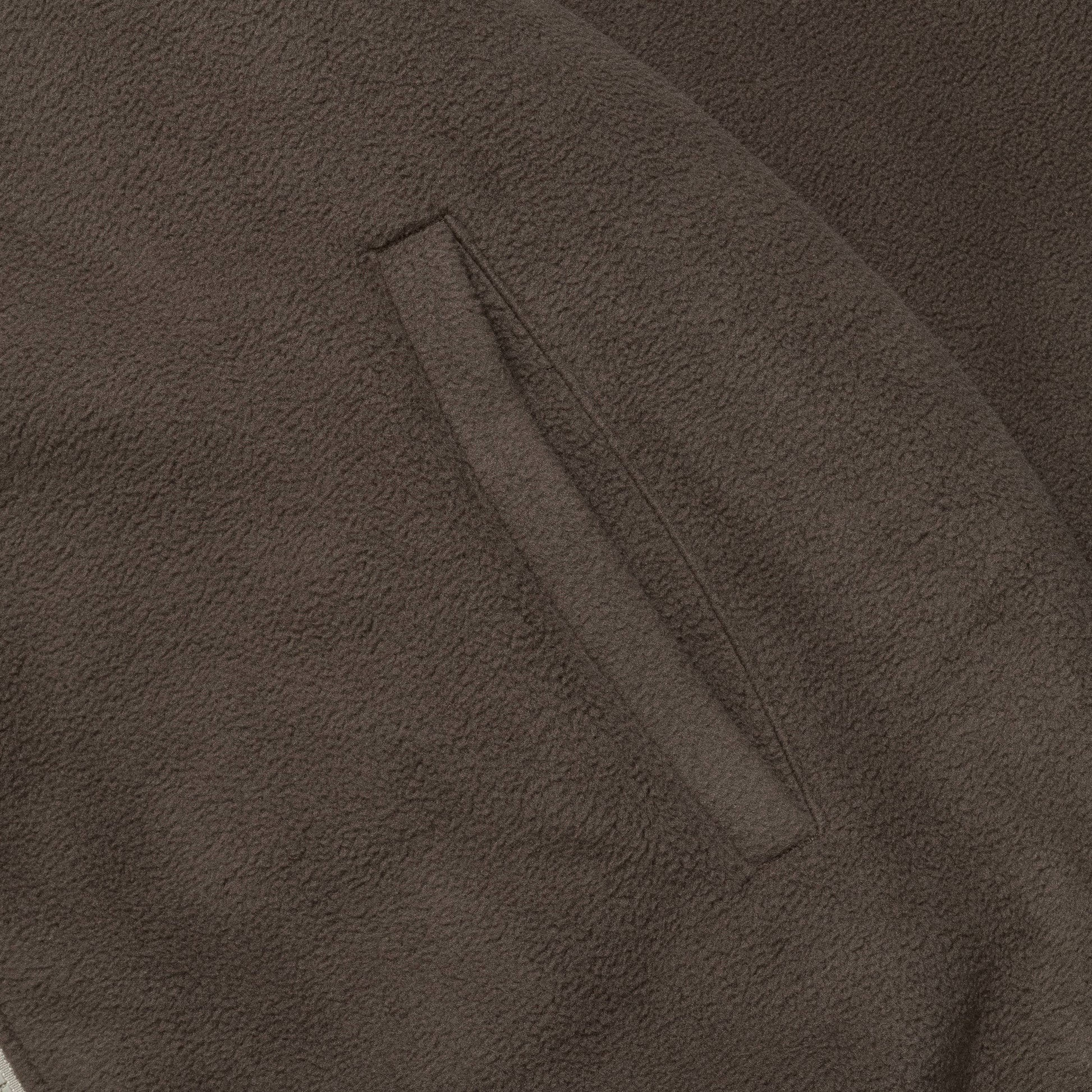 Reversible Fleece Cardigan - Taupe