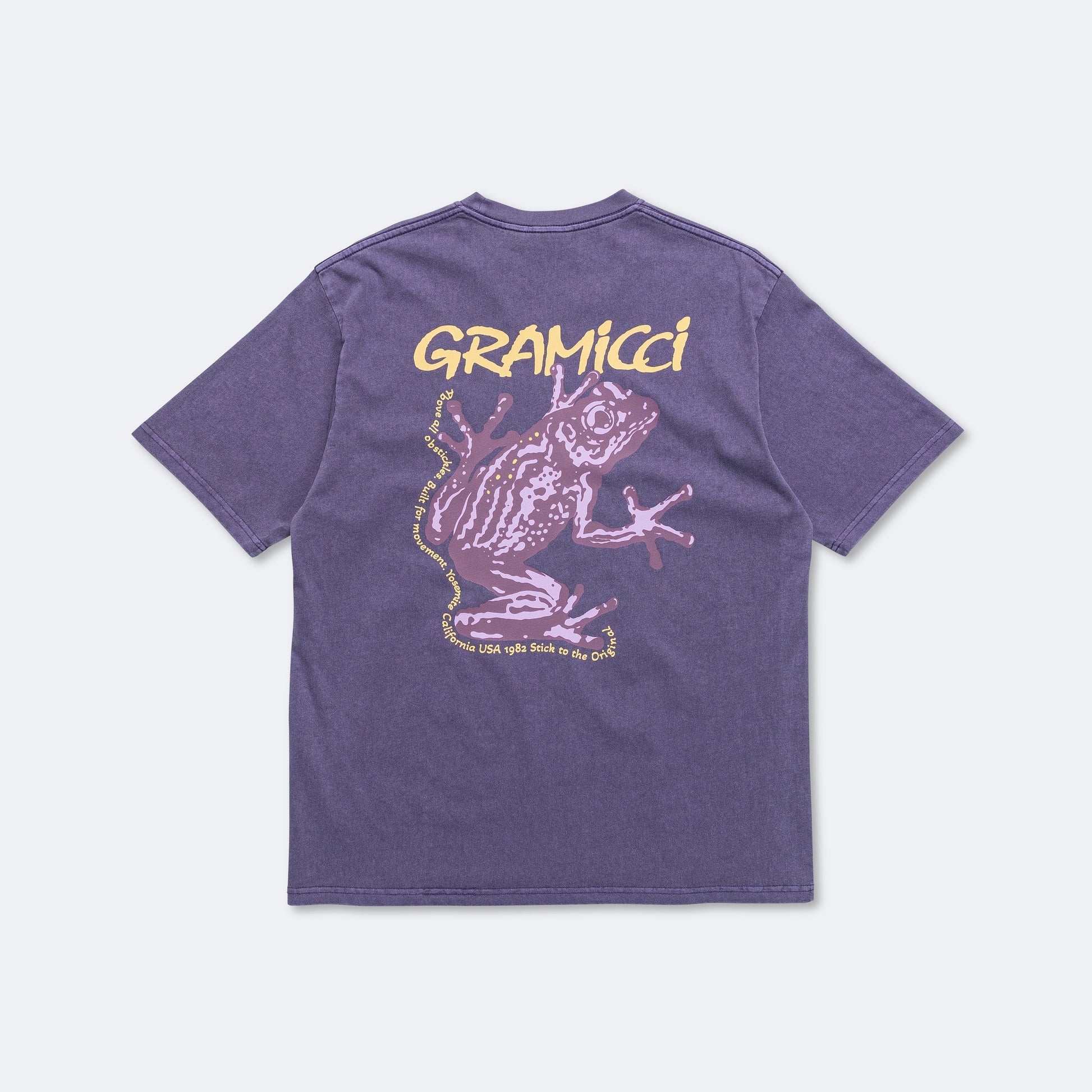 Sticky Frog Tee - Purple Pigment