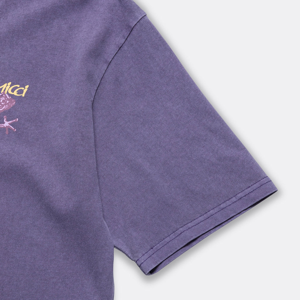 Sticky Frog Tee - Purple Pigment