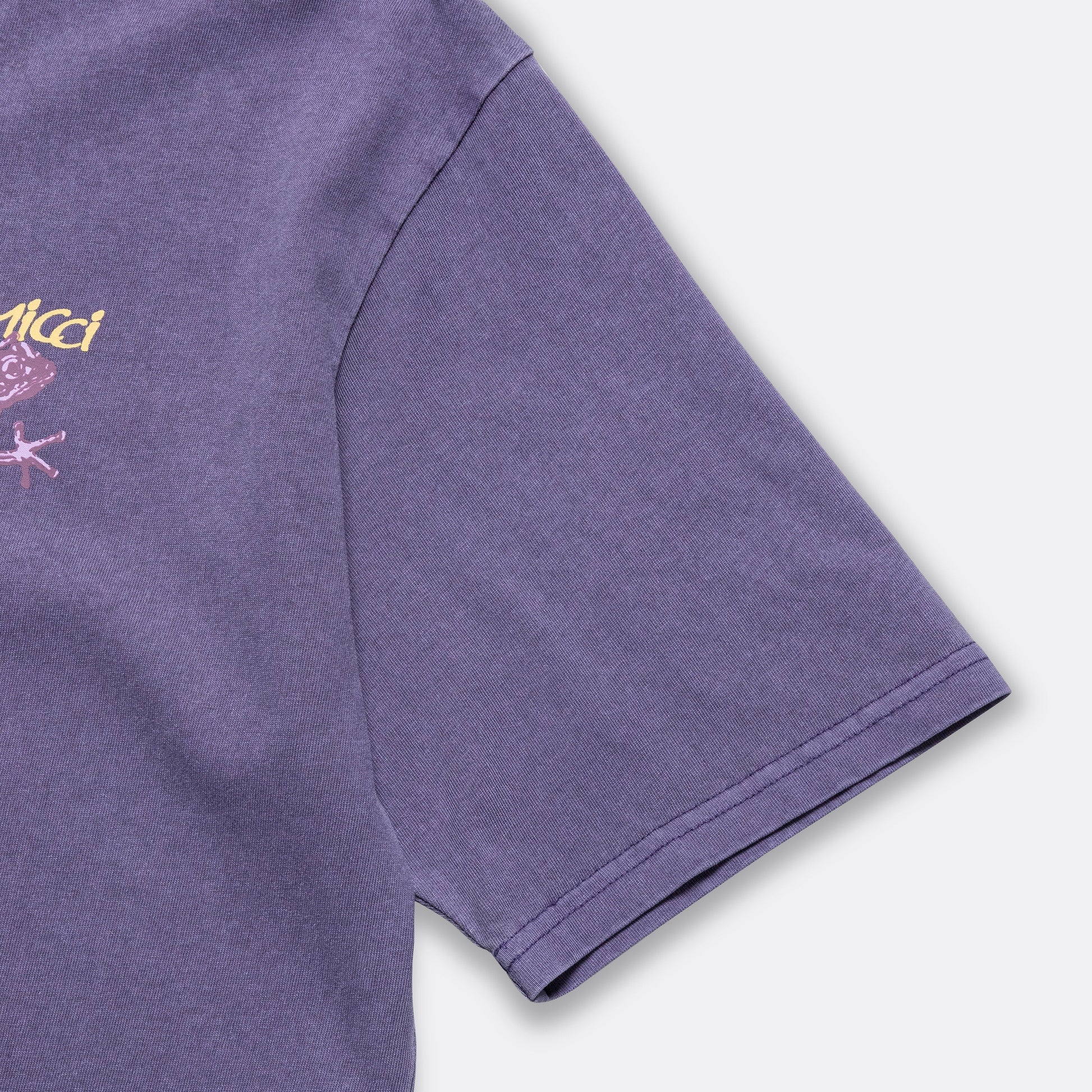 Sticky Frog Tee - Purple Pigment