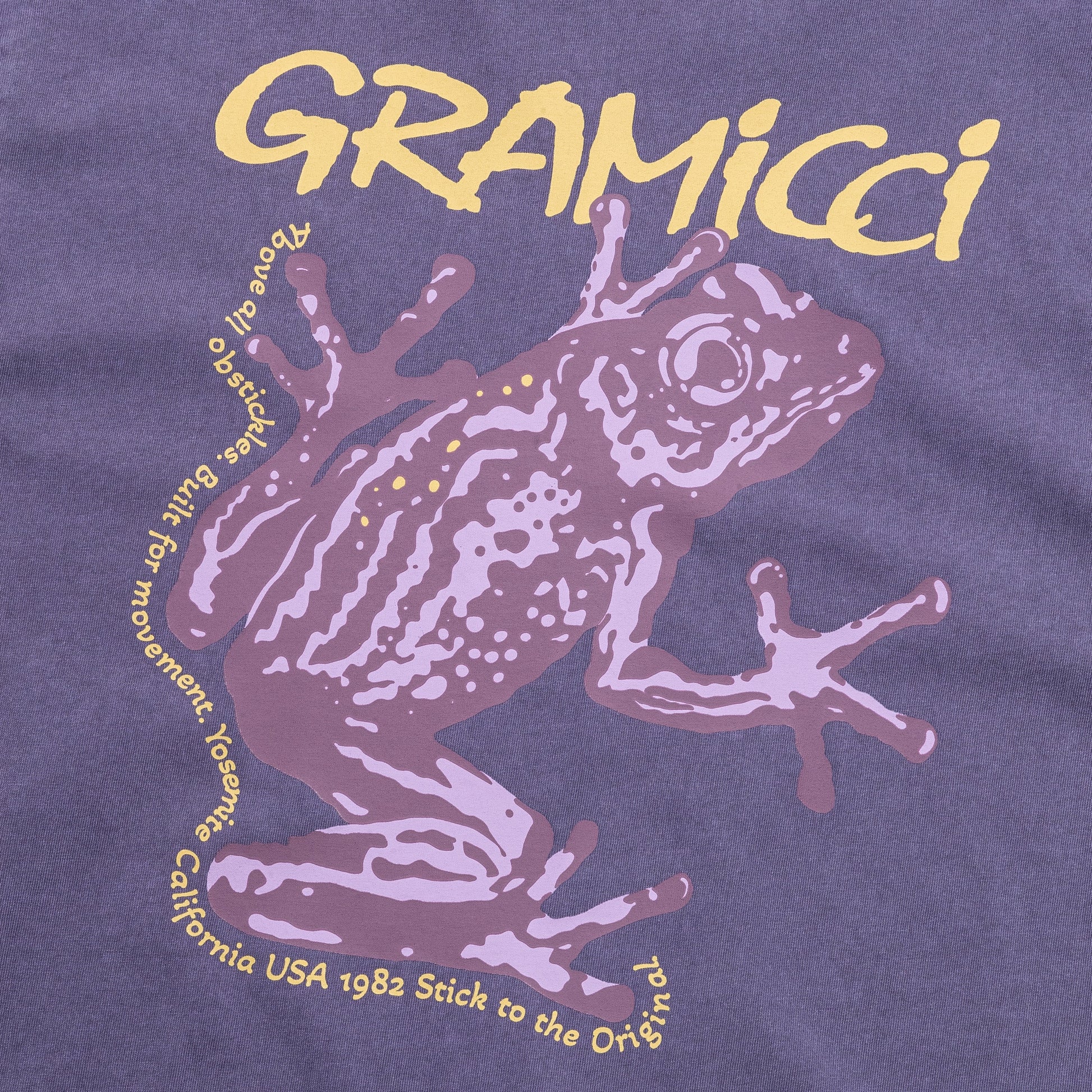 Sticky Frog Tee - Purple Pigment