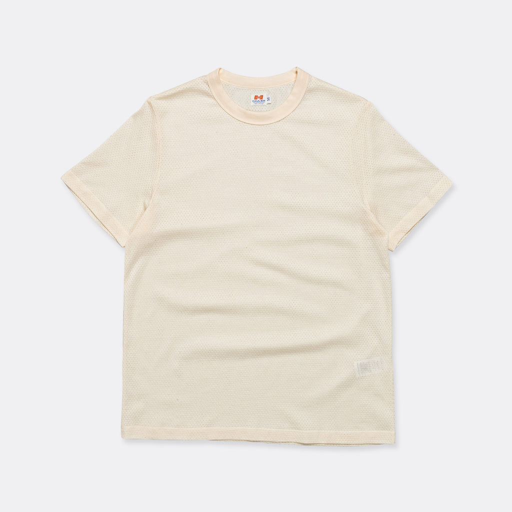 Marvin Mesh Tee - Ecru
