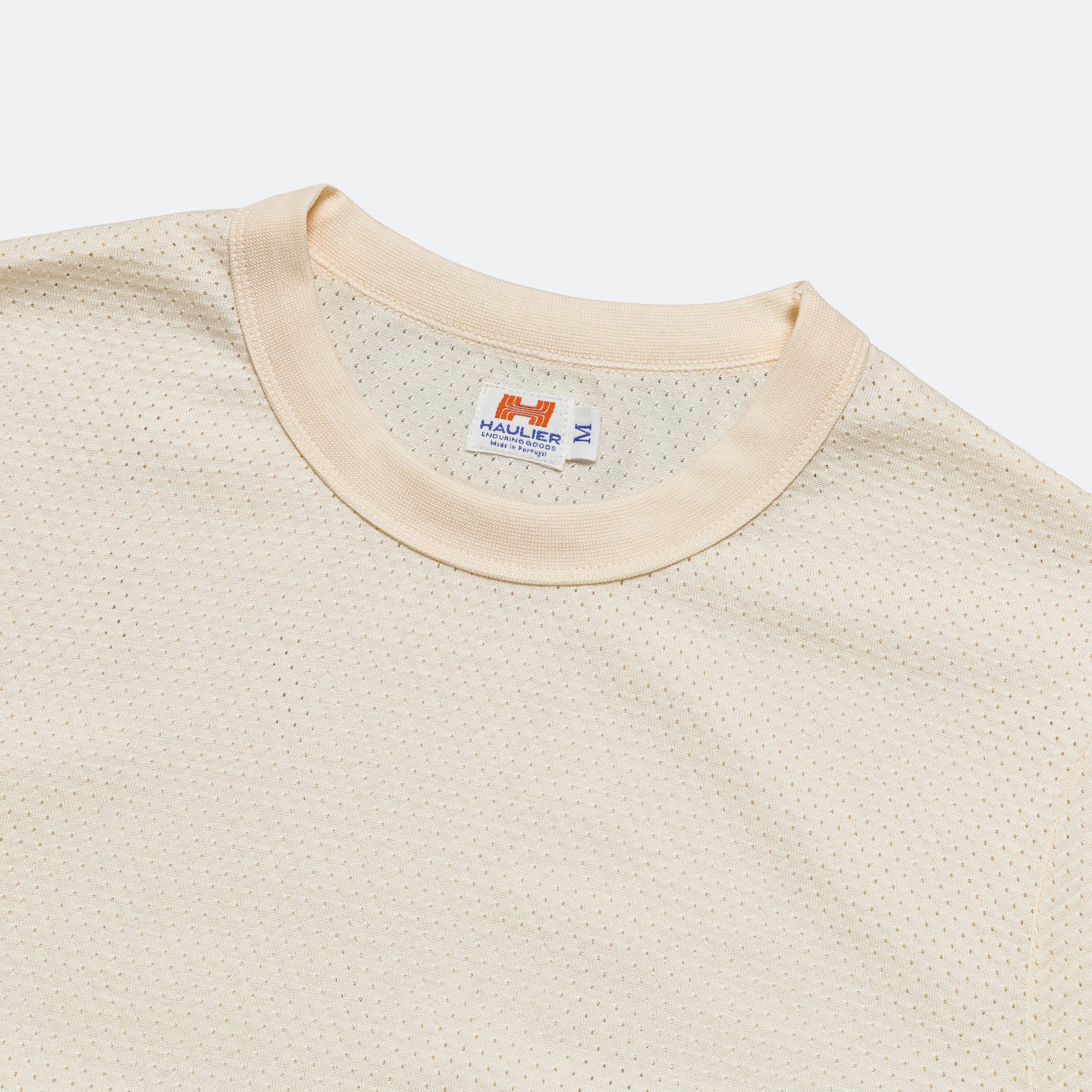 Marvin Mesh Tee - Ecru