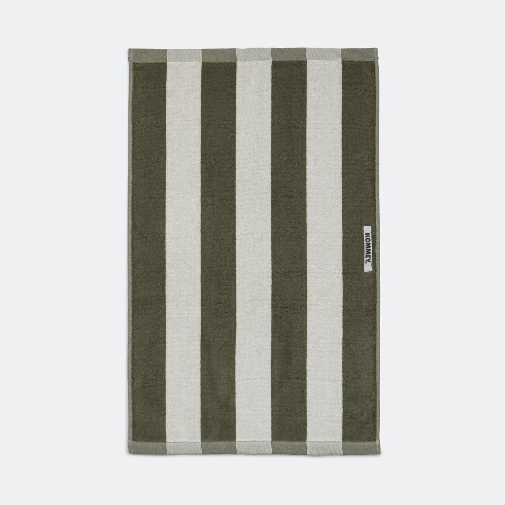 Hand Towel - Matcha Stripes