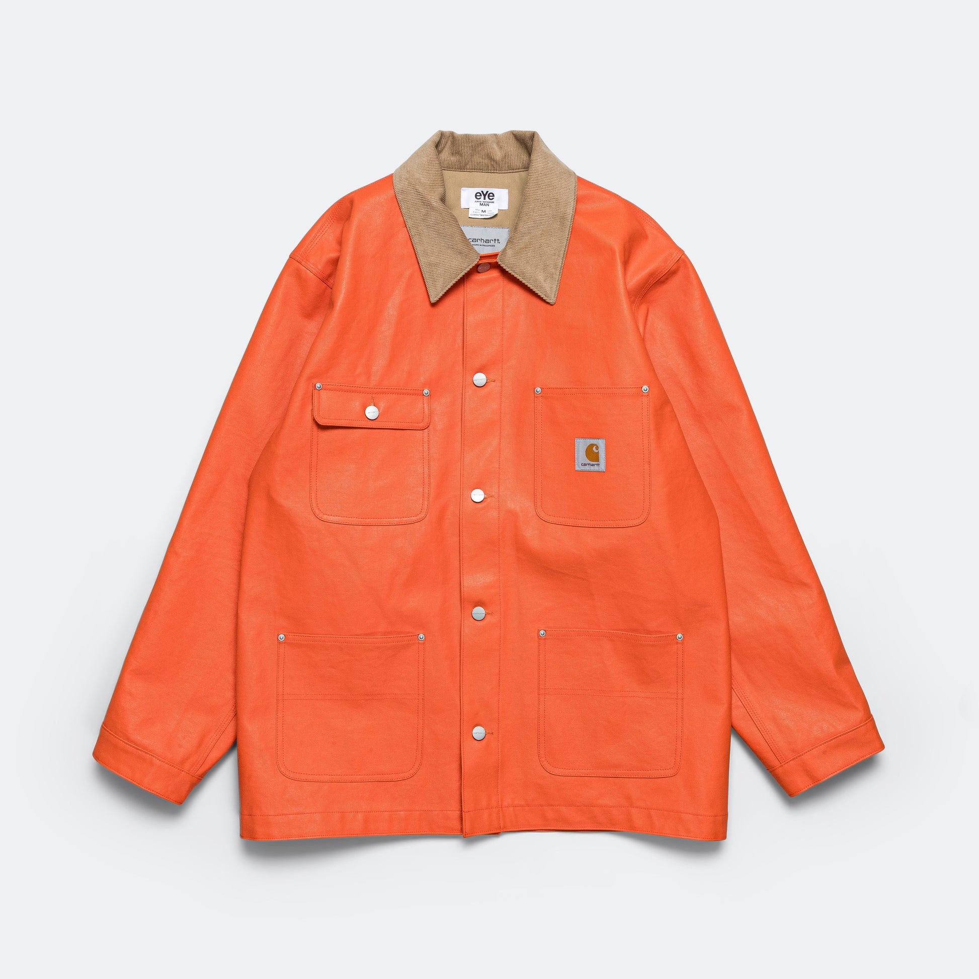 Cotton Canvas Poly Coating Jacket × Carhartt - Orange