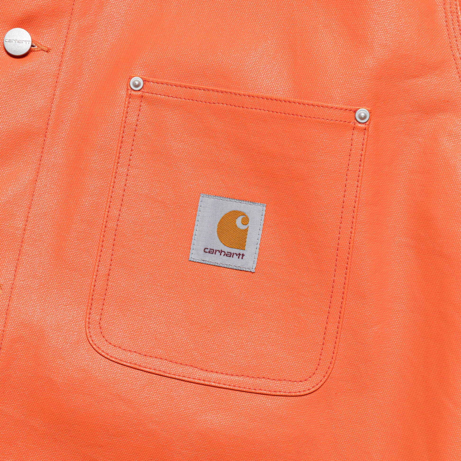 Cotton Canvas Poly Coating Jacket × Carhartt - Orange