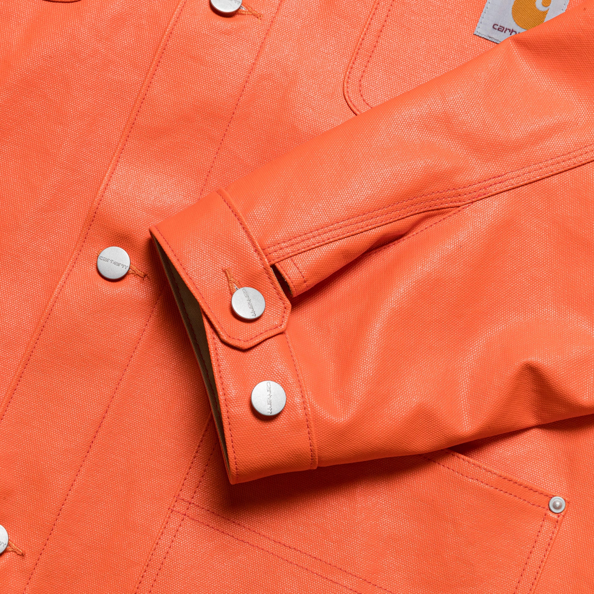 Cotton Canvas Poly Coating Jacket × Carhartt - Orange