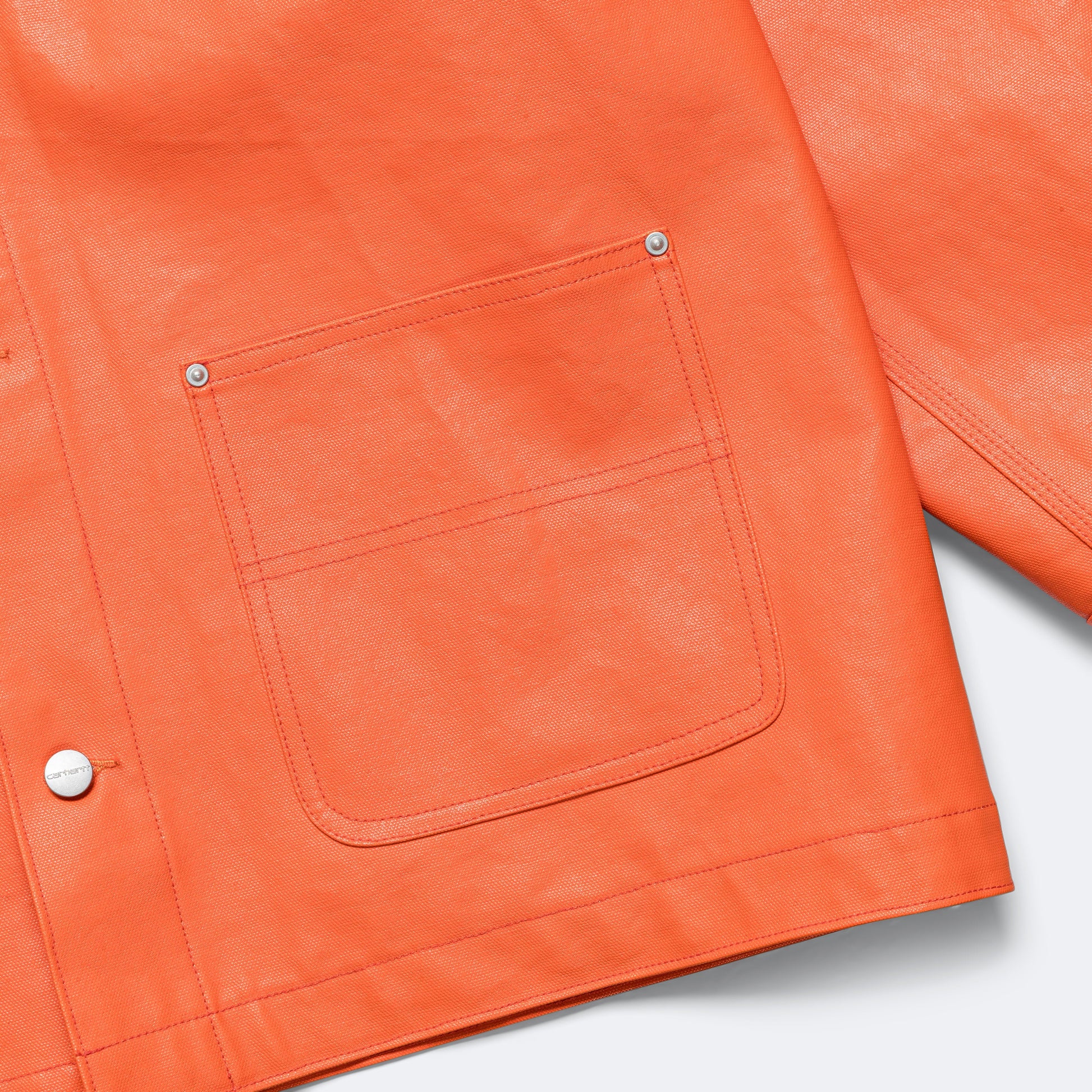 Cotton Canvas Poly Coating Jacket × Carhartt - Orange