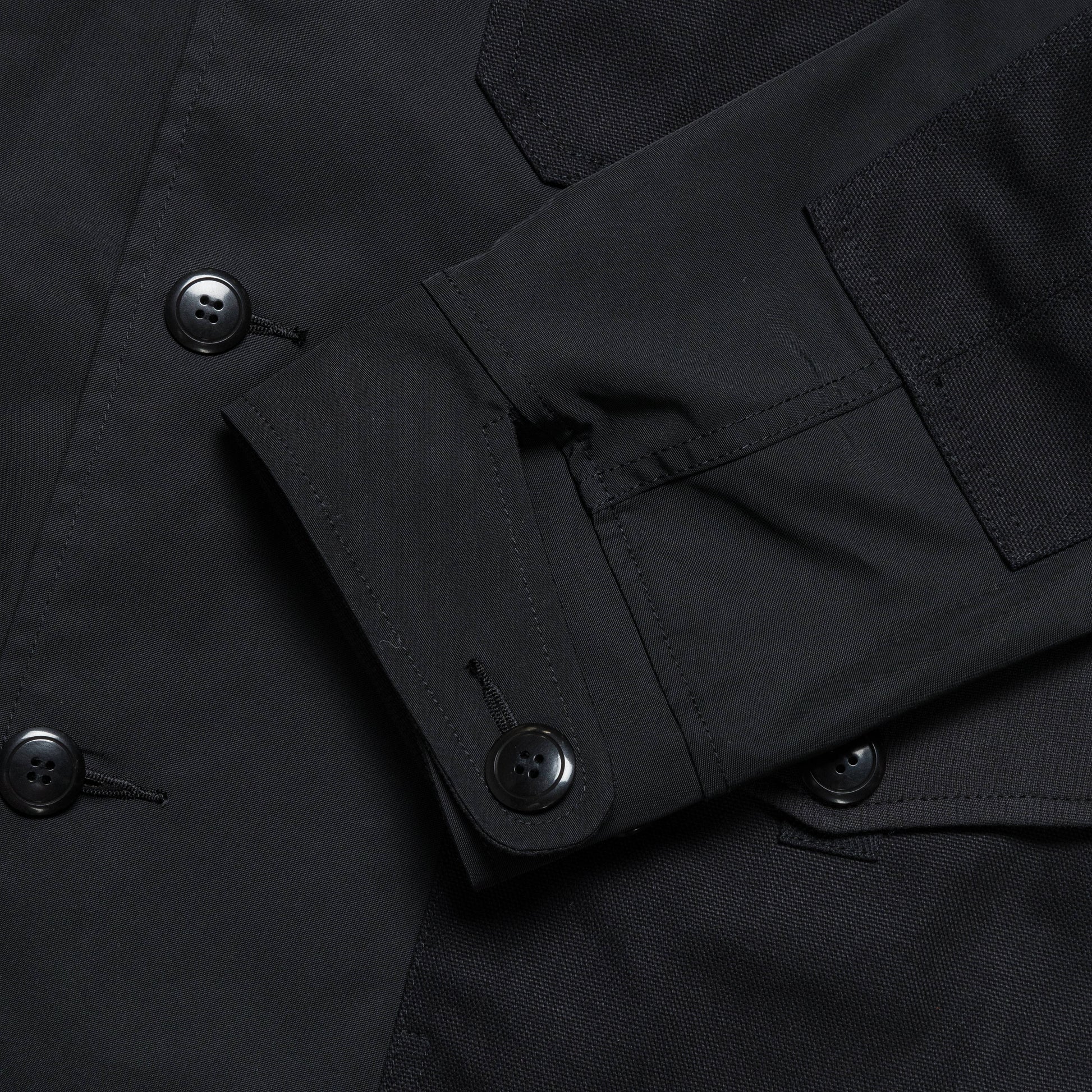 Poly Oxford Duck Cotton Jacket × Carhartt - Black