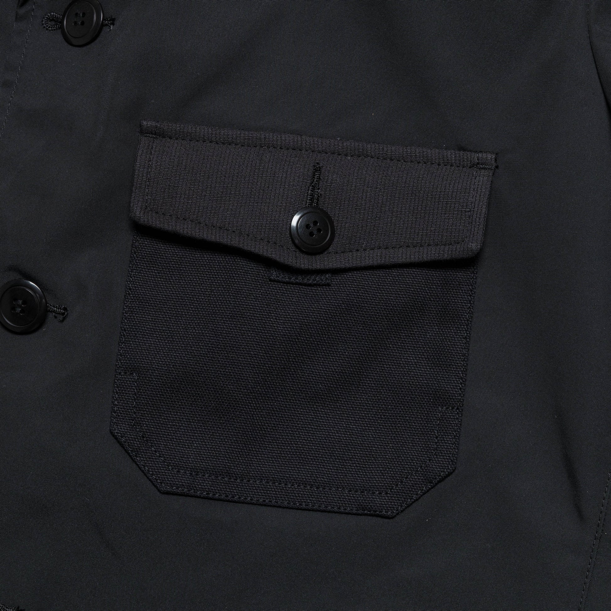Poly Oxford Duck Cotton Jacket × Carhartt - Black