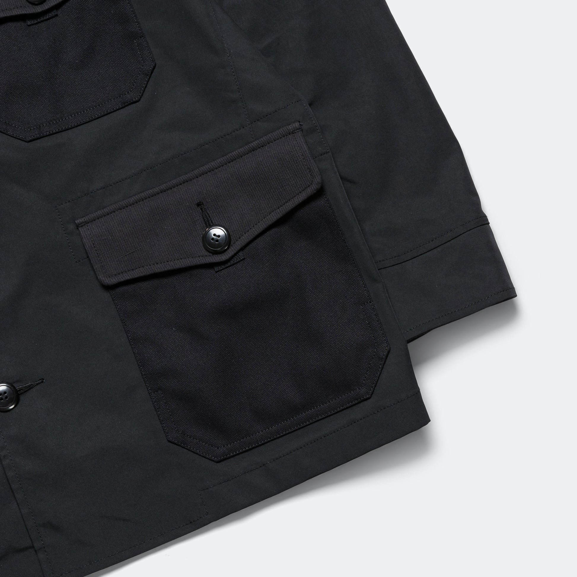 Poly Oxford Duck Cotton Jacket × Carhartt - Black