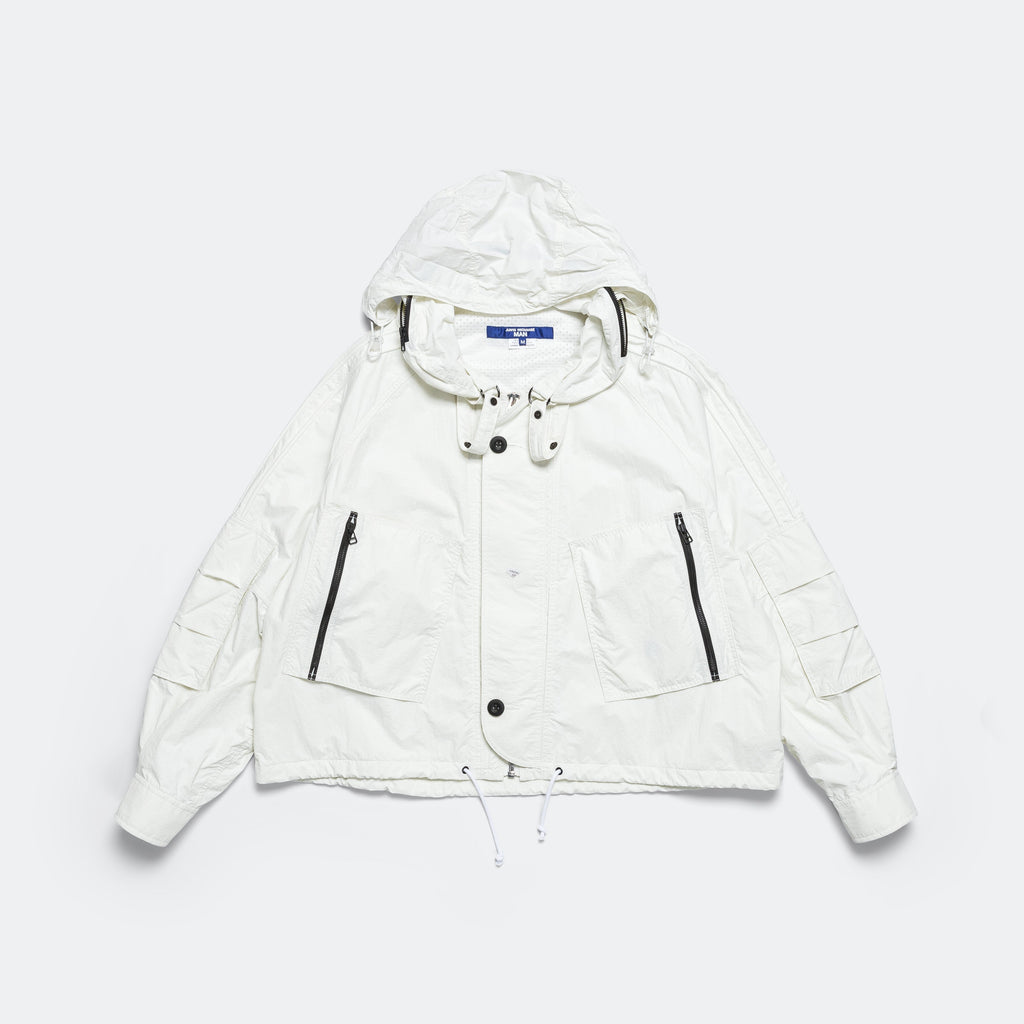Nylon Rip-Stop Overshirt - White