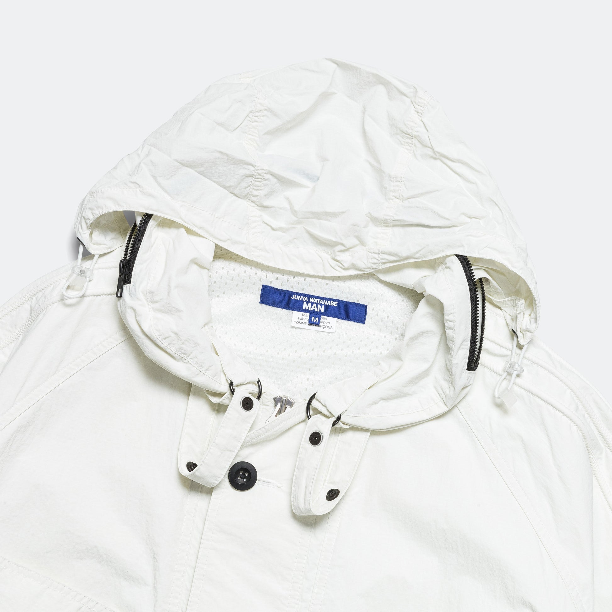 Nylon Rip-Stop Overshirt - White