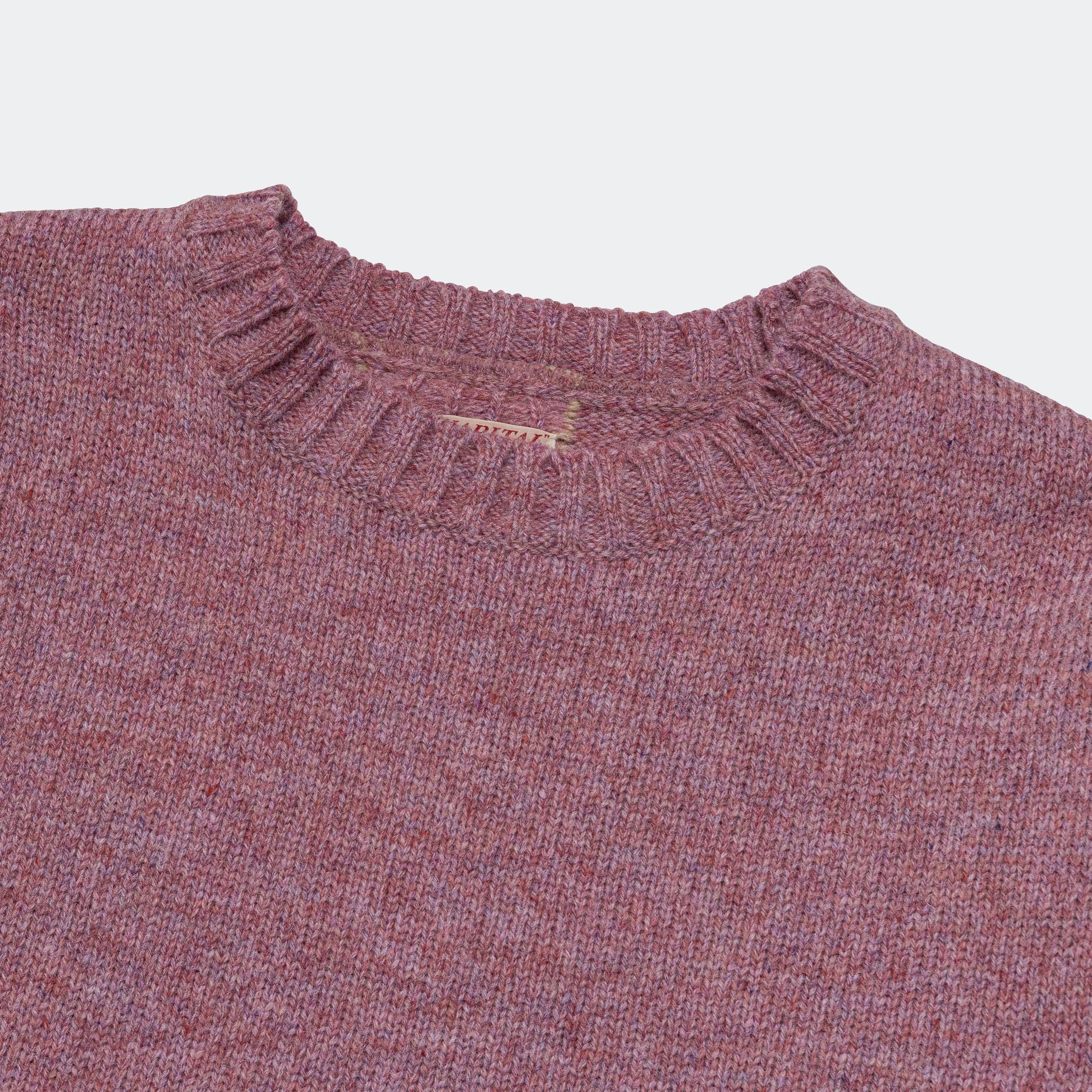 5G Wool BONE Crew Sweater - Light Purple
