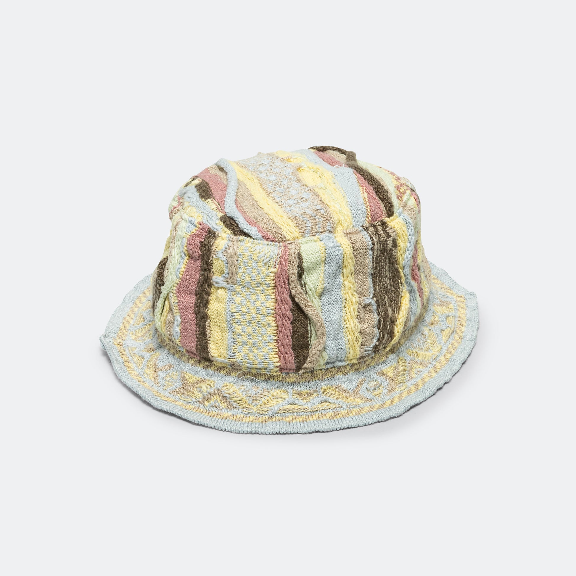 7G Knit GAUDY Bucket Hat - Yellow